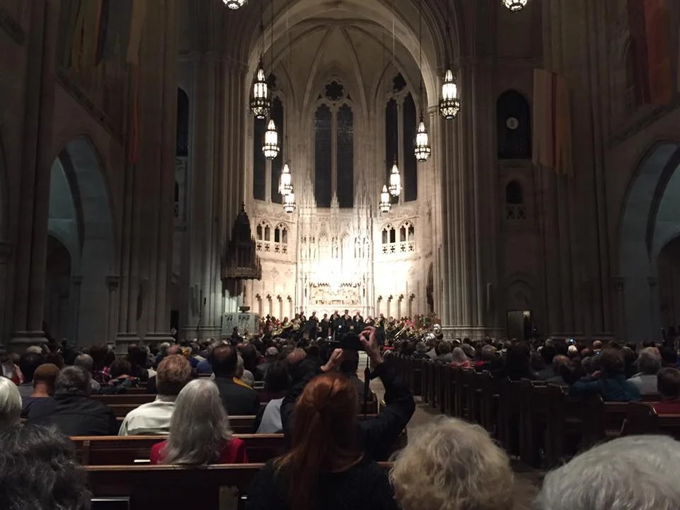 Incredible concert of brass to support the Pittsburgh Symphony Orchestra. This is the same church where “From the Back Row” was recorded. (Oct 2016)