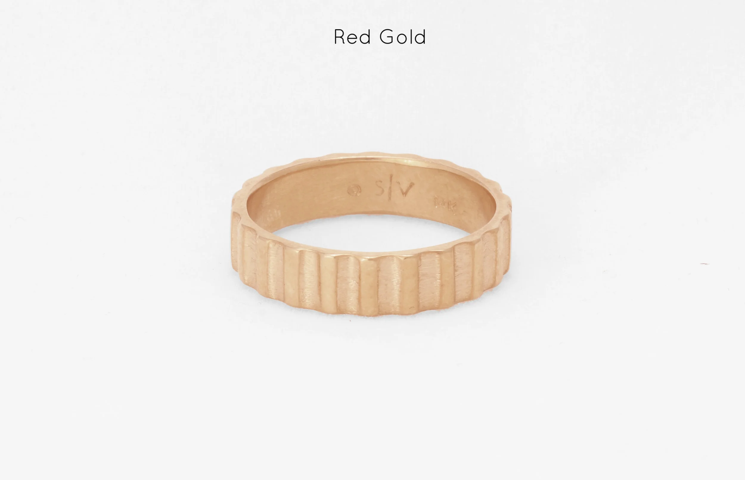 mens ring band yellow white gold handmade bespoke rose red custom sophisticated