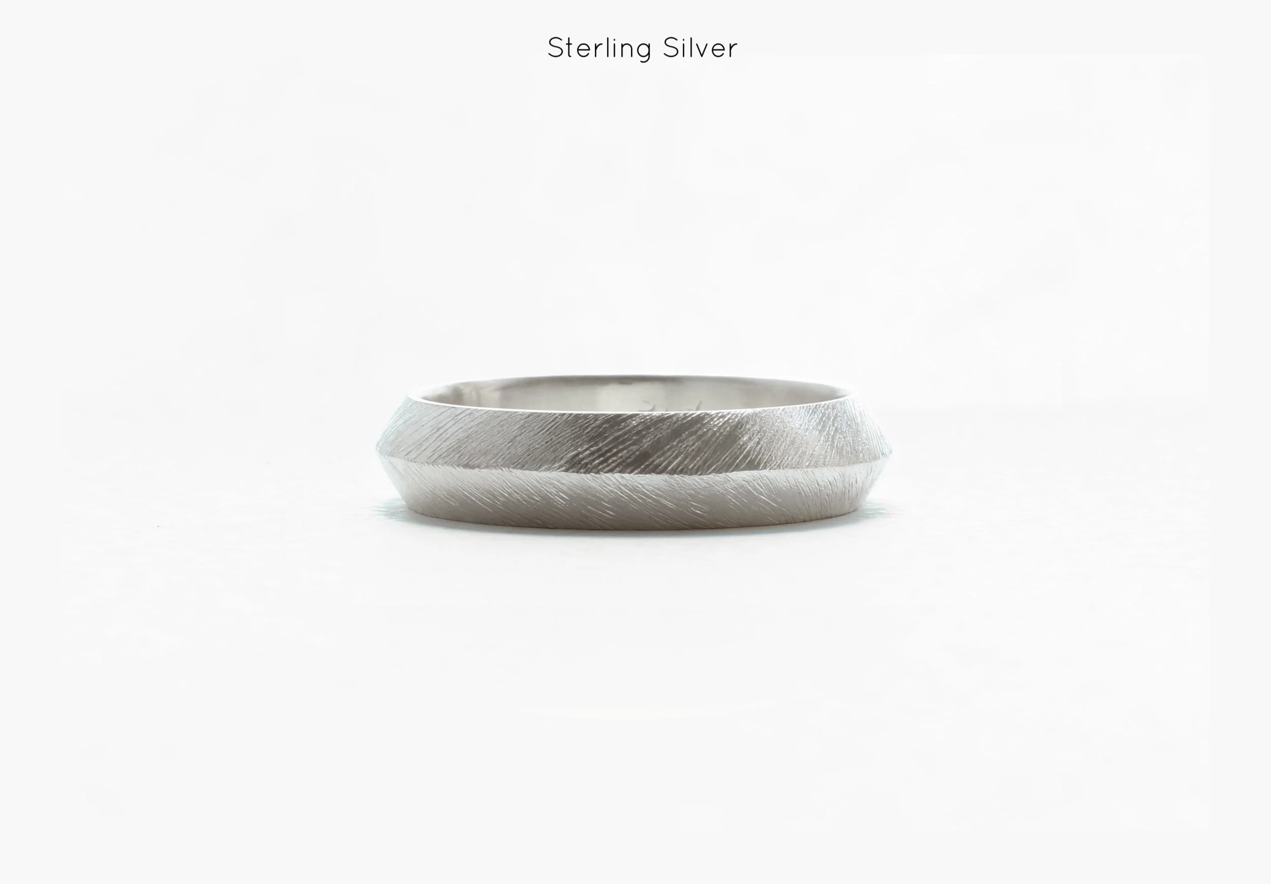 mens ring band yellow white gold handmade bespoke custom sophisticated silver