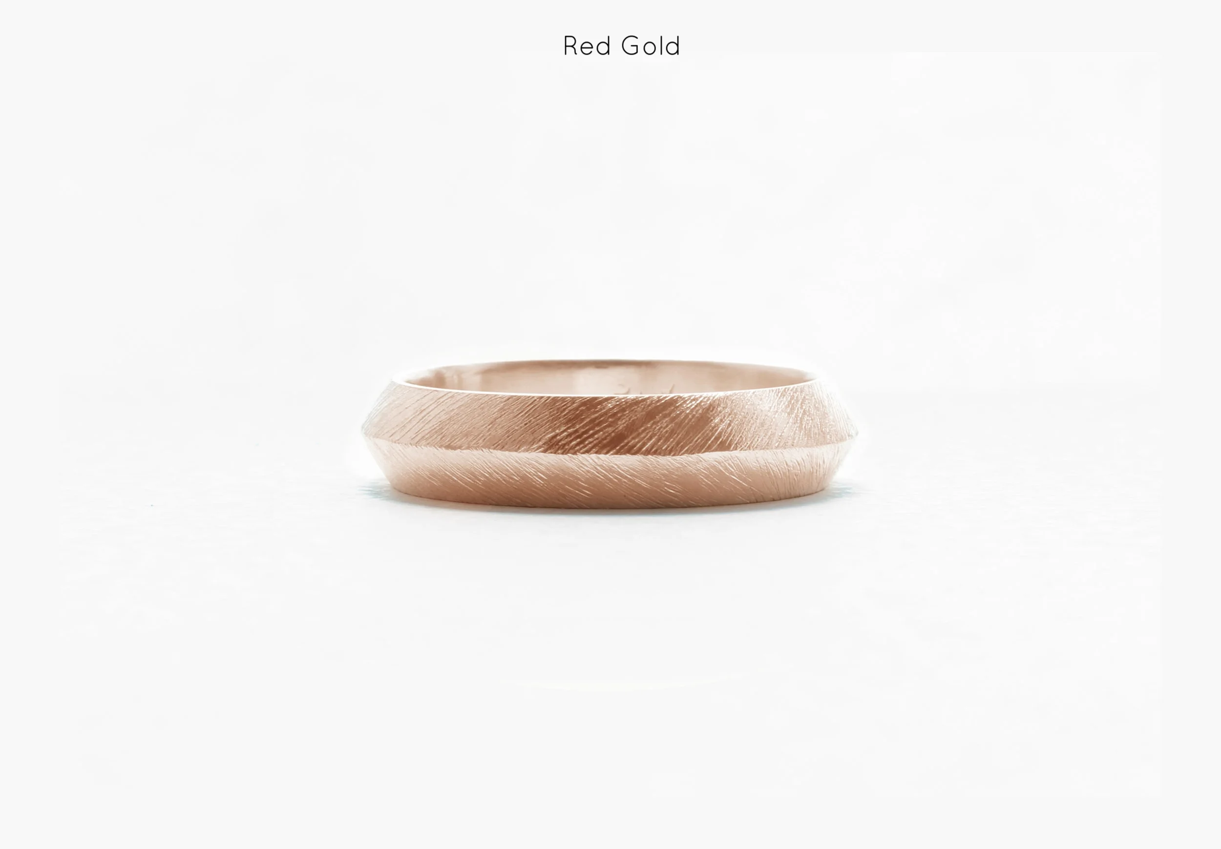 mens ring band yellow white gold handmade bespoke custom sophisticated red rose