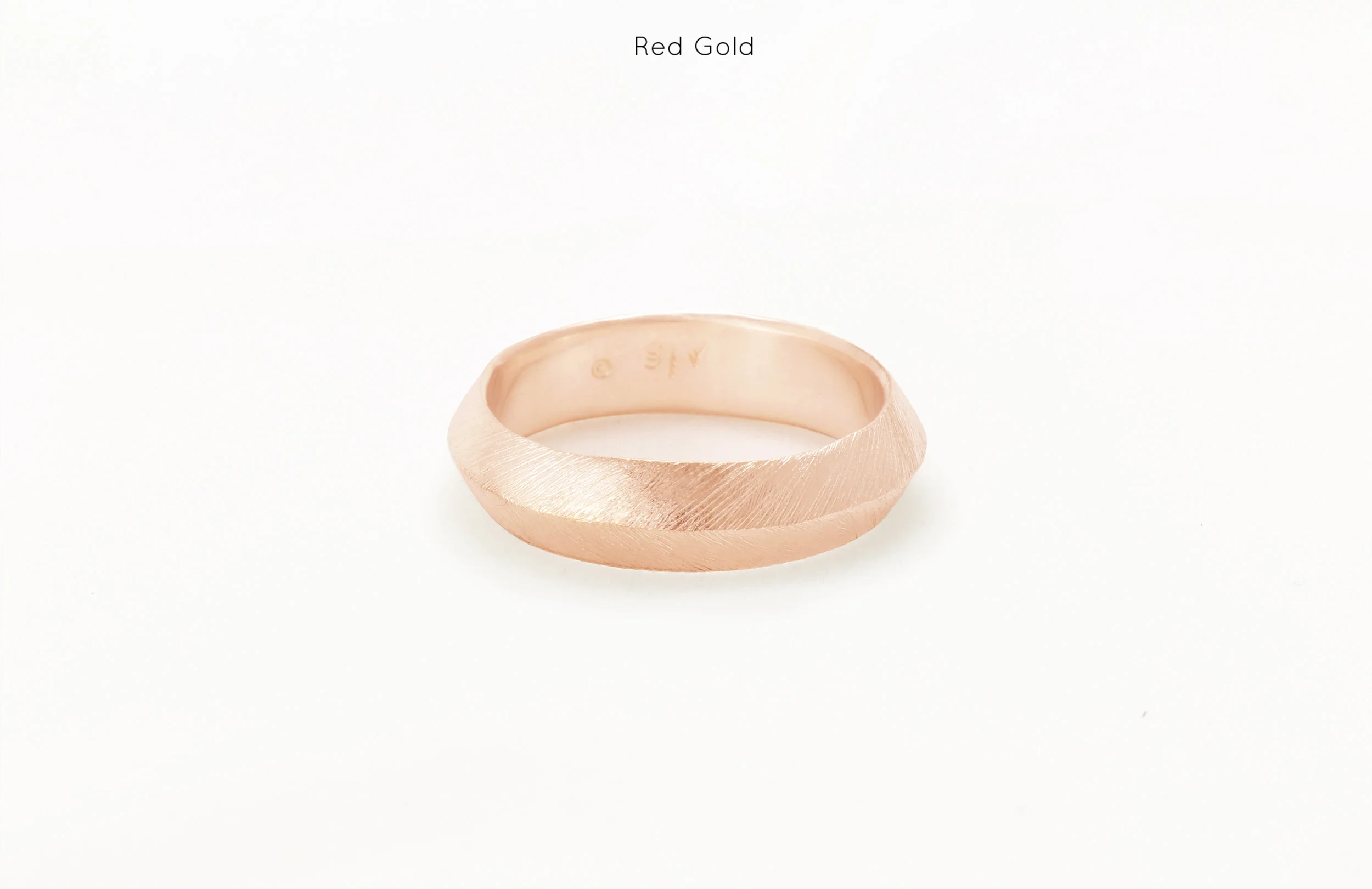 mens ring band yellow white gold handmade bespoke custom sophisticated red rose