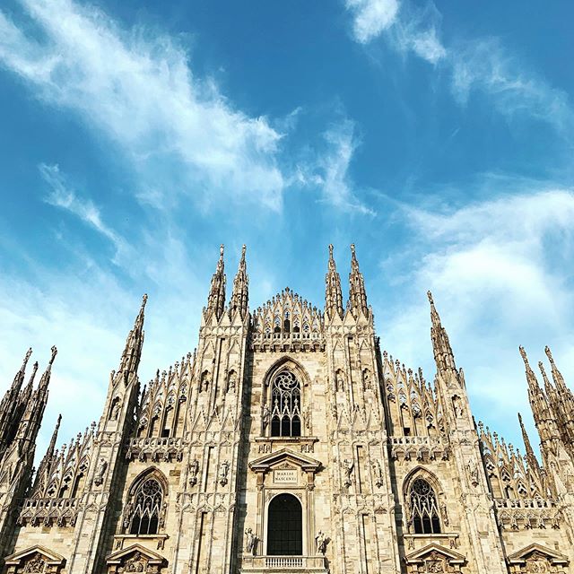 Milan is home to the largest opera house in Europe, Teatro alla Scala, the &ldquo;The Last Supper&rdquo; by Leonardo da Vinci, and the world renowned Milan Cathedral (Duomo di Milano). The cathedral took SIX CENTURIES to complete. 🇮🇹
&bull;
&bull;
