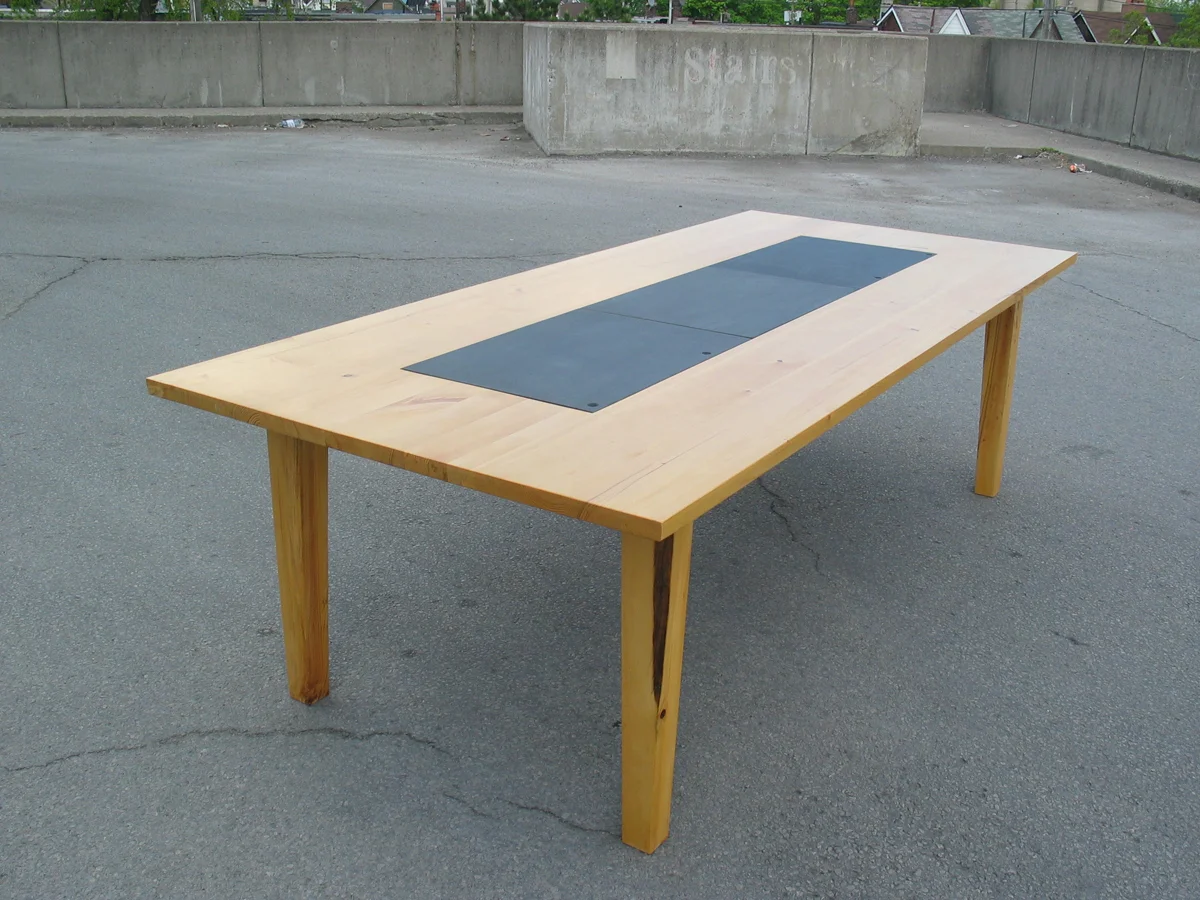 Allan Harvest Table - Reclaimed Hemlock and Slate04.JPG