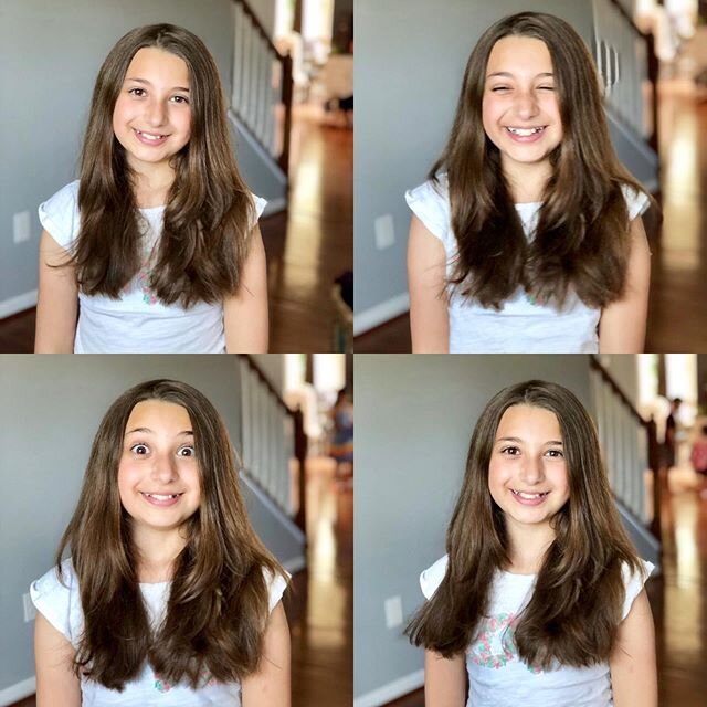 This beauty celebrated her last day of 4th grade with her first &ldquo;big kid&rdquo; hair style, layers and all. Time, slow down! 🥺❤️😍
.
#mygirl #browneyedgirl #heysoulsister #momlife #onto5thgrade #schoolsoutforsummer #sweetsummertime
