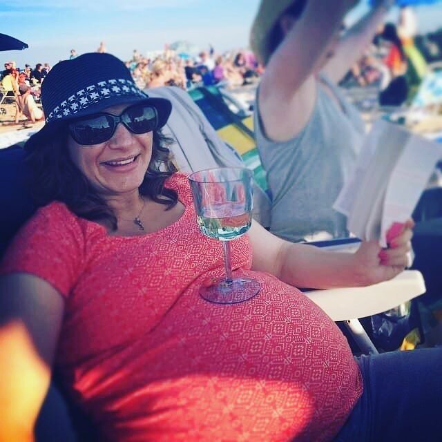 #wbw FIVE years ago! I can&rsquo;t believe my Nate baby will be 5 in a few short weeks. .
Yes, my belly was HUUUUUUUGE. I also have zero issue about it (nor did I then, as evidenced by my resting a glass of faux wine on it, like the coffee table it w