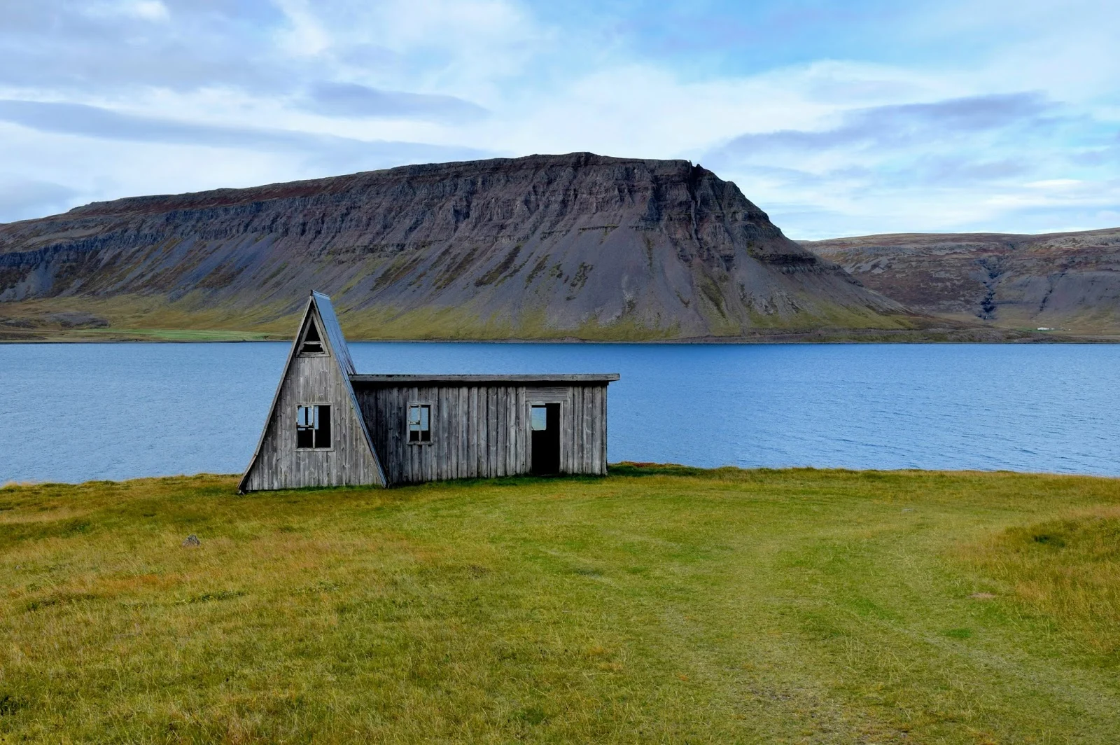 Random little sheep barn in the Westfjords