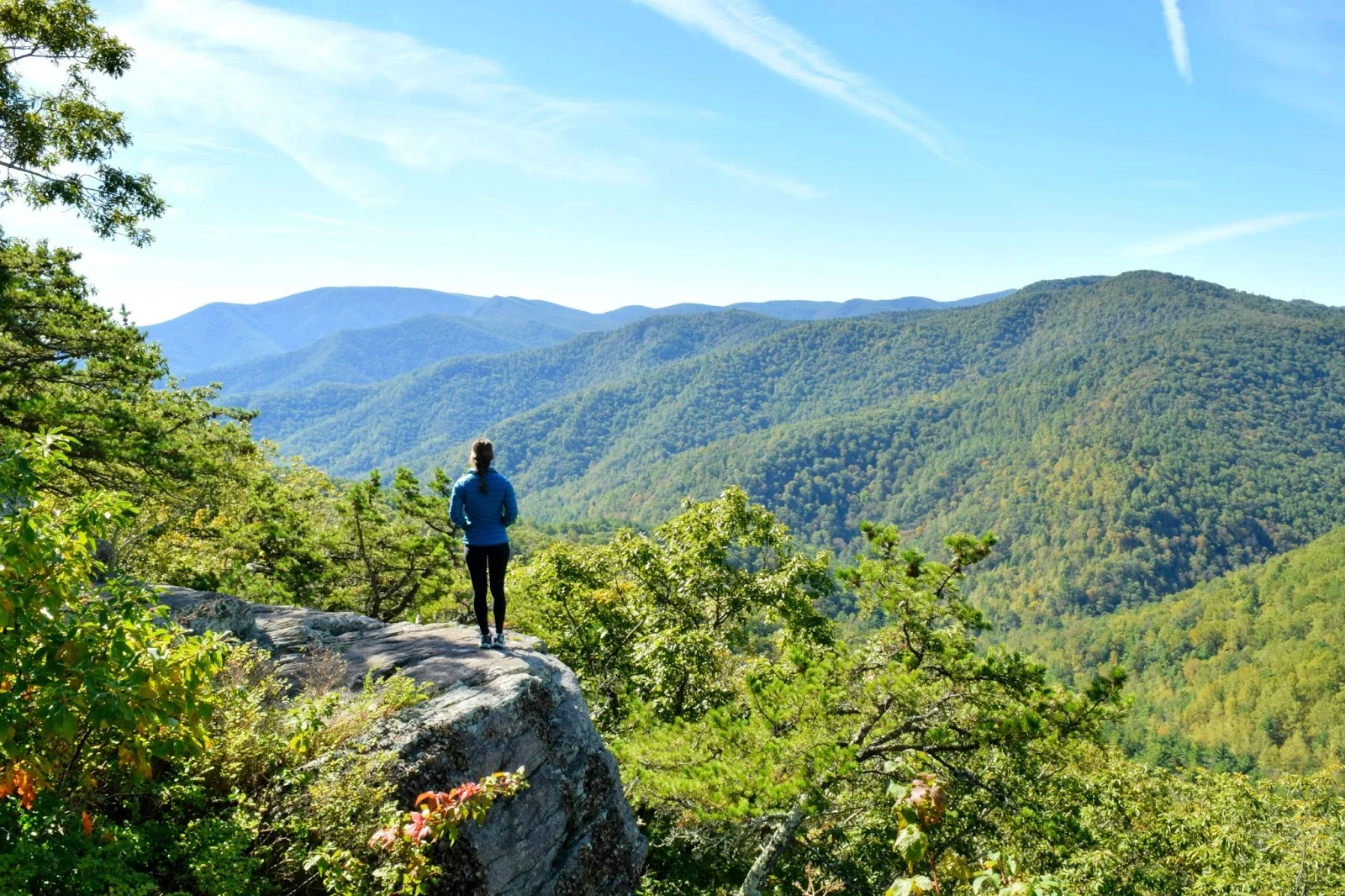 20 Minute Cliff Overlook off the Blue Ridge Parkway