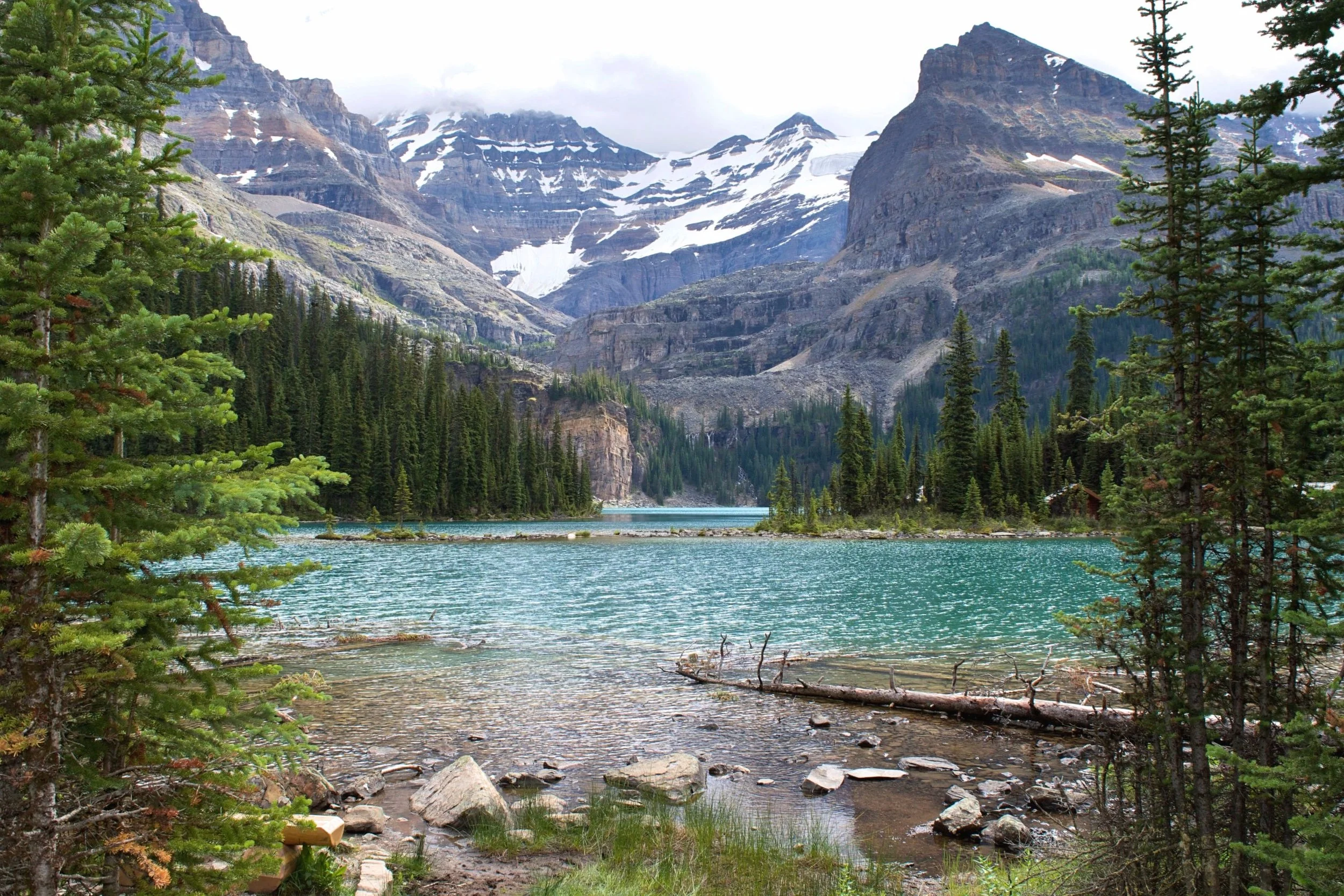 Hiking around Mary Lake