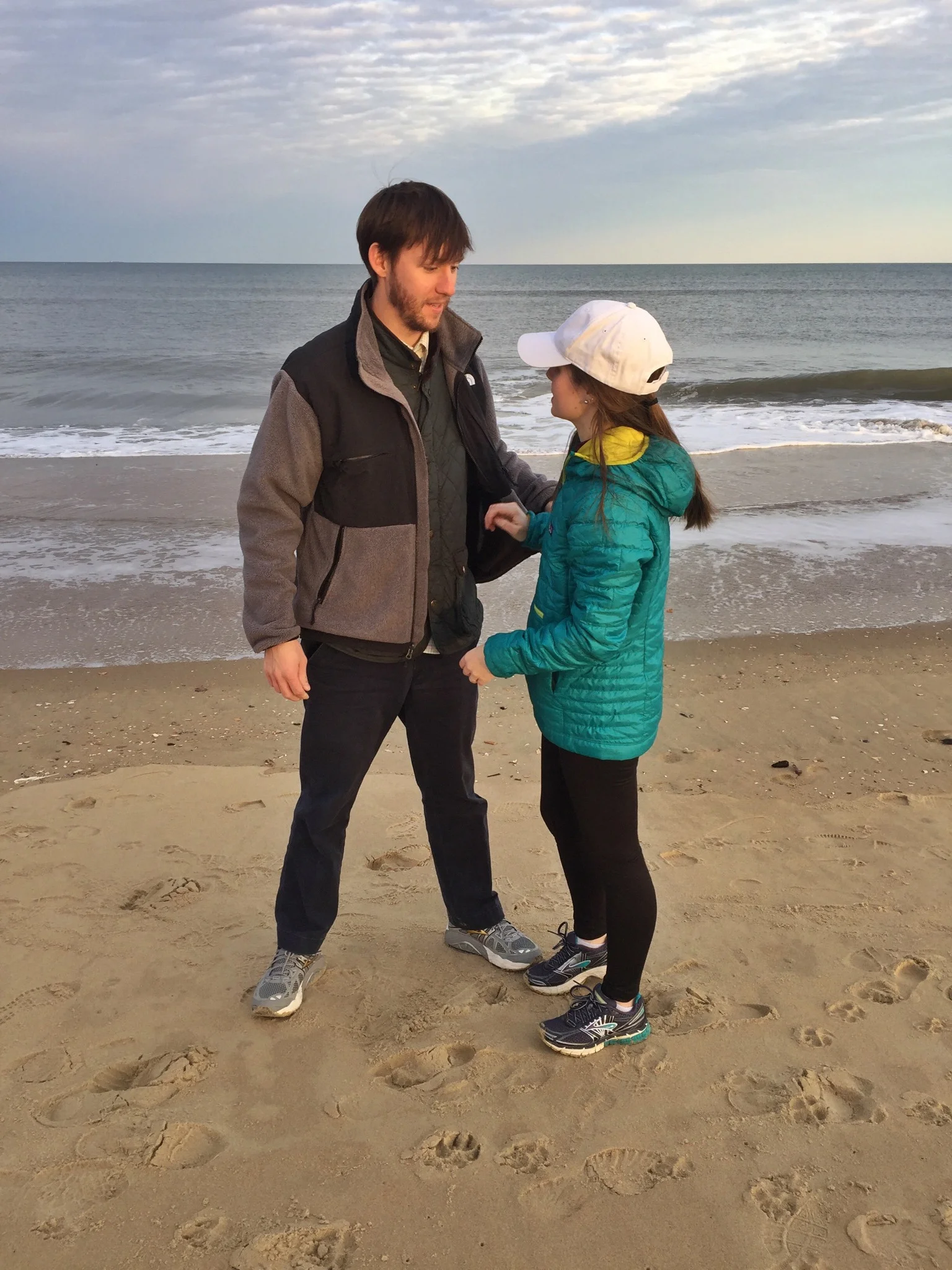 Walk on the beach on NYE weekend