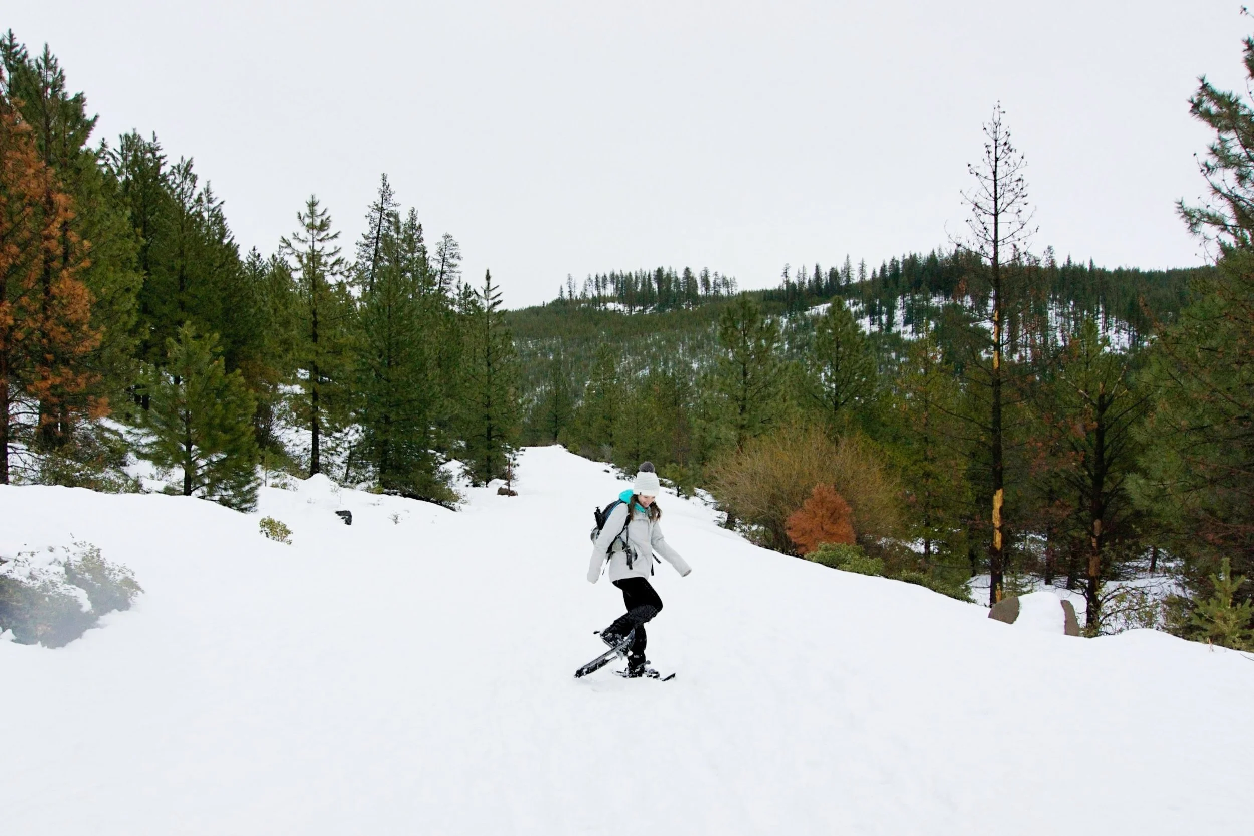 Snowshoeing to Tumalo Falls, Oregon — Snows Out West