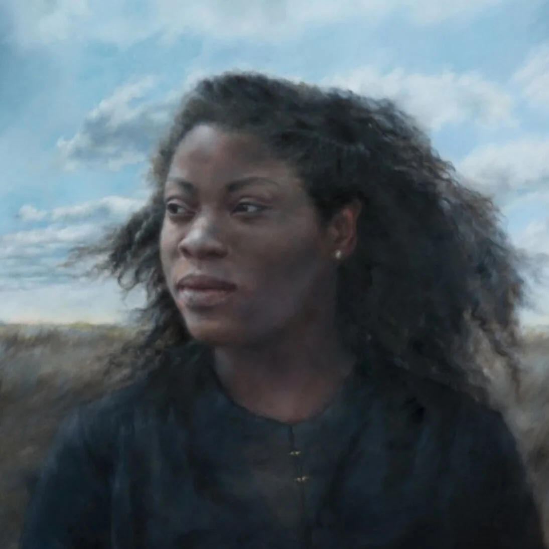 Wind on Her Face / Lauren Tilden / Oil on panel / 2017