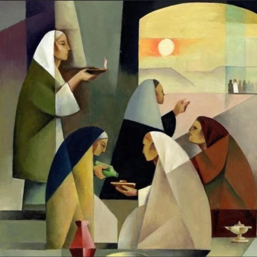 Parable of the Ten Virgins / Jorge Cocco Santángelo / 2016 / Oil on canvas