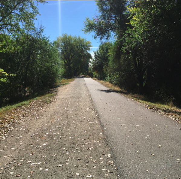 There's something about a wide gravel shoulder...