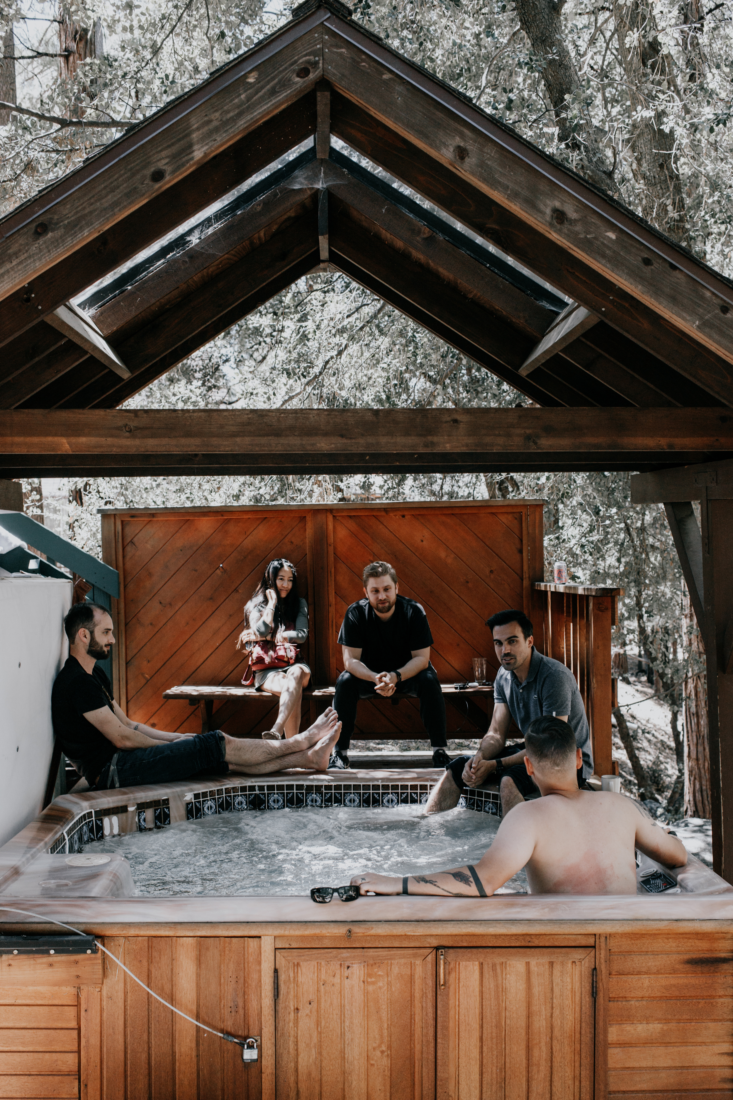 Pre ceremony hangs | Idyllwild, CA