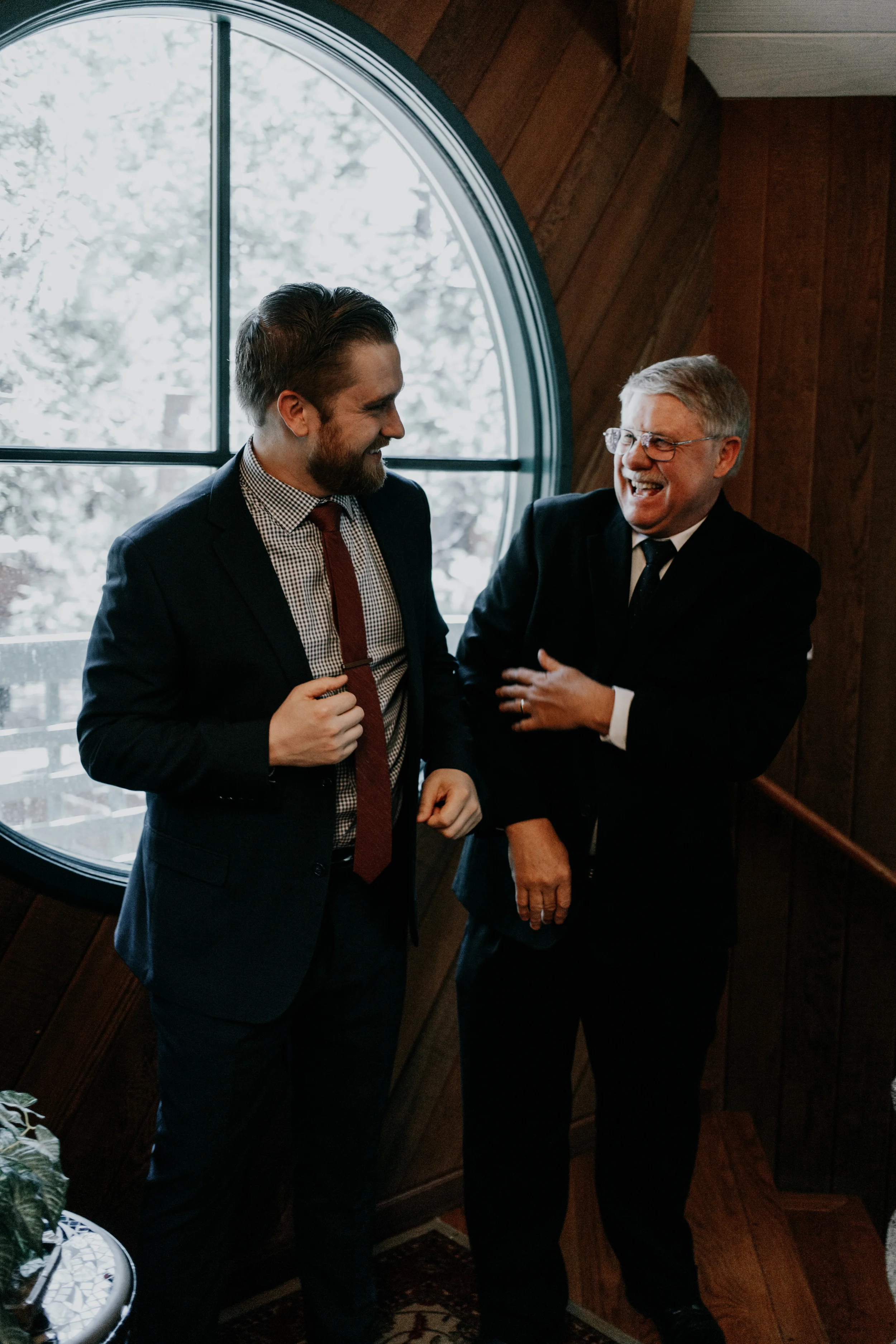 Father son moments | Wedding day