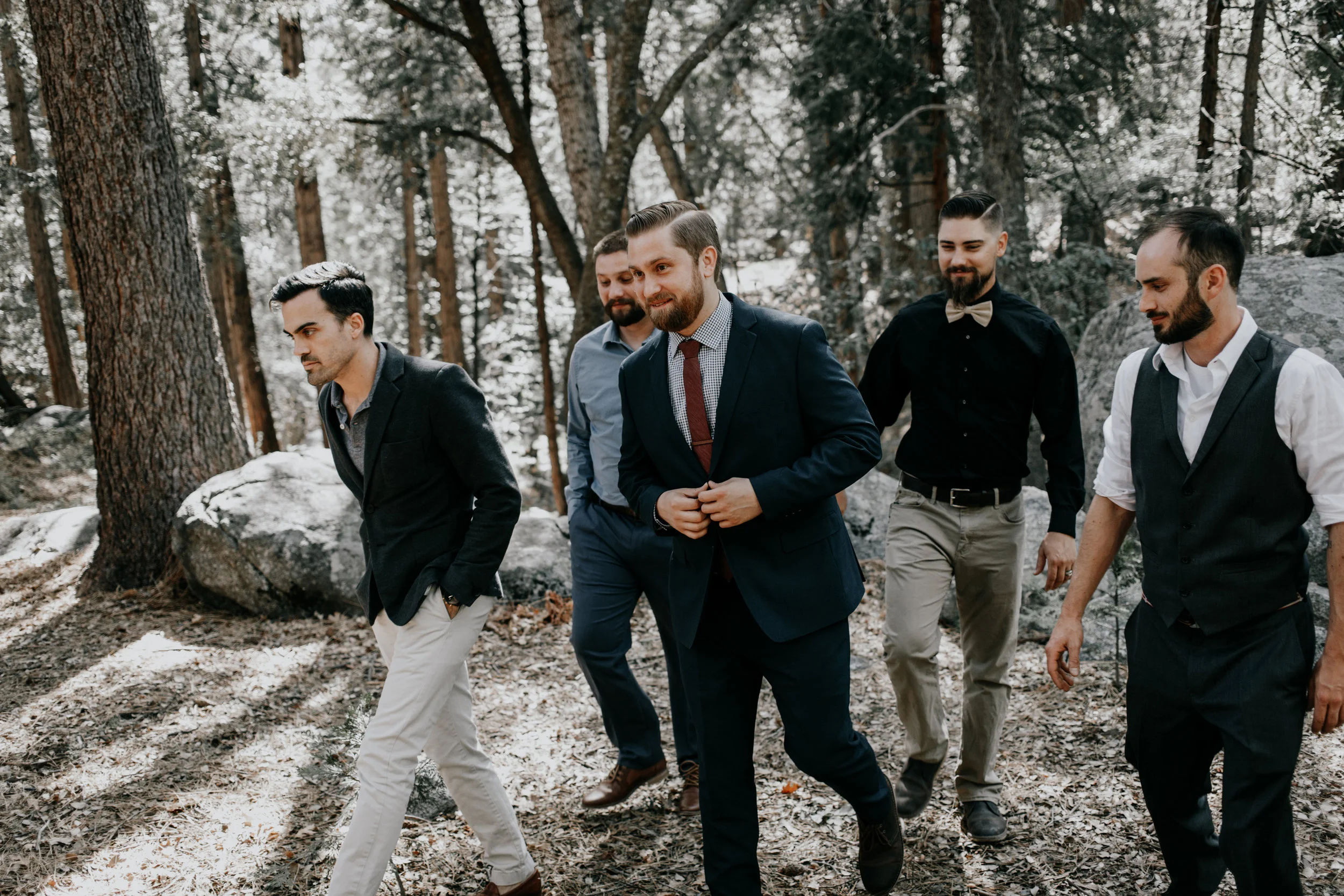 groomsmen | mountain wedding