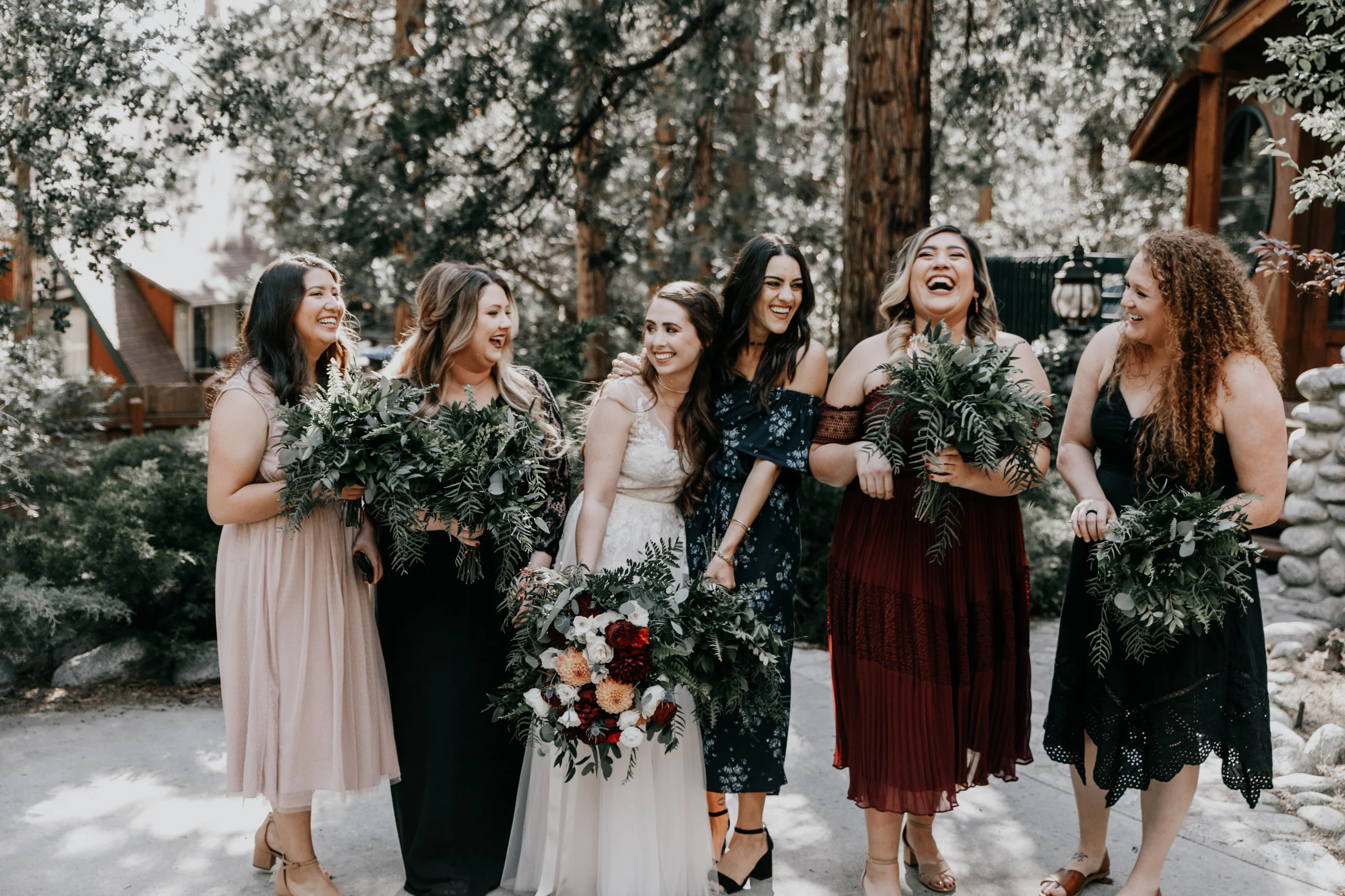 bridesmaids | mountain wedding