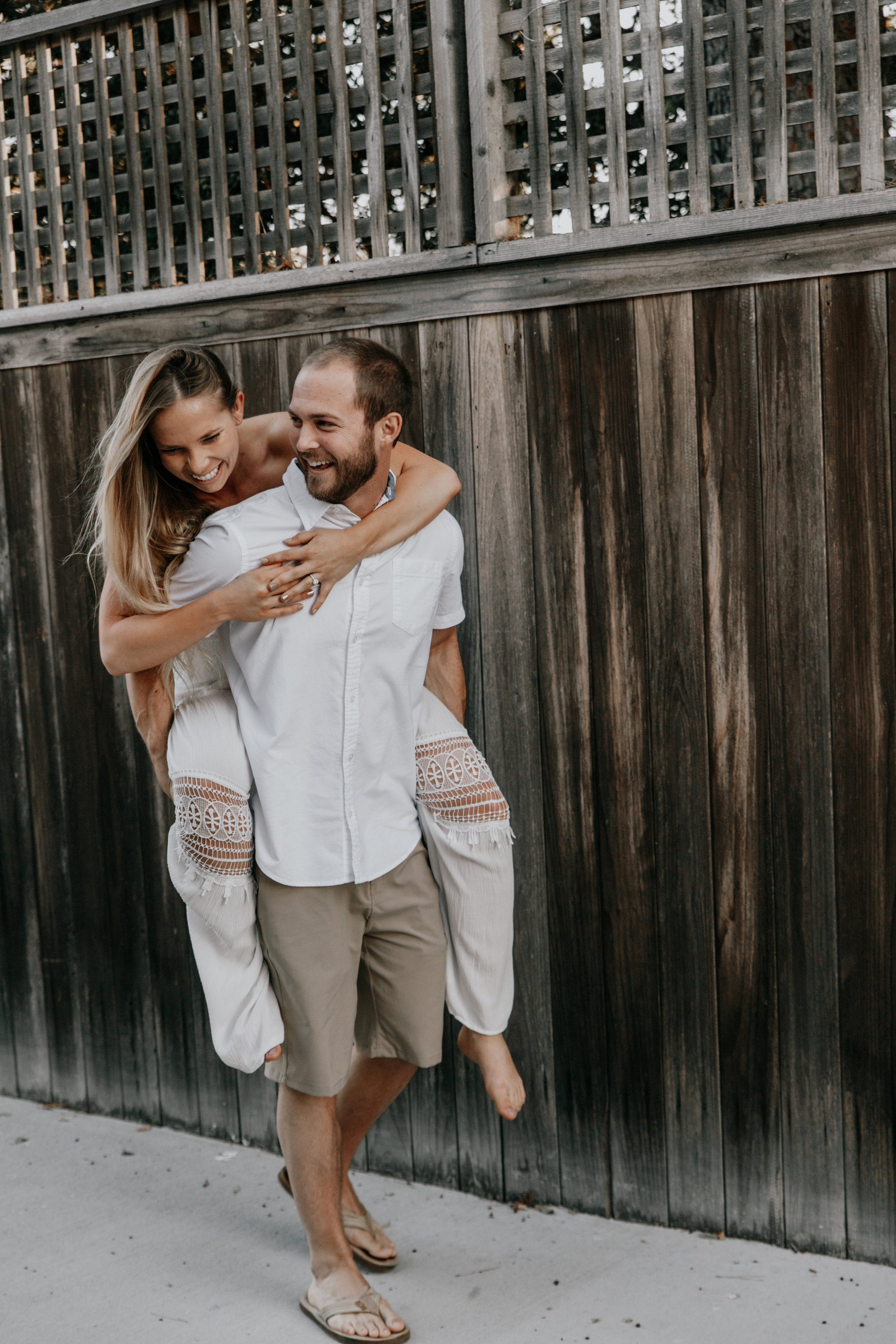 Pacific beach engagement photos