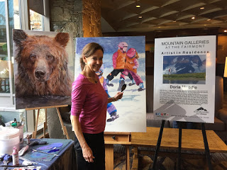 Artist in Residence representing Mountain Galleries