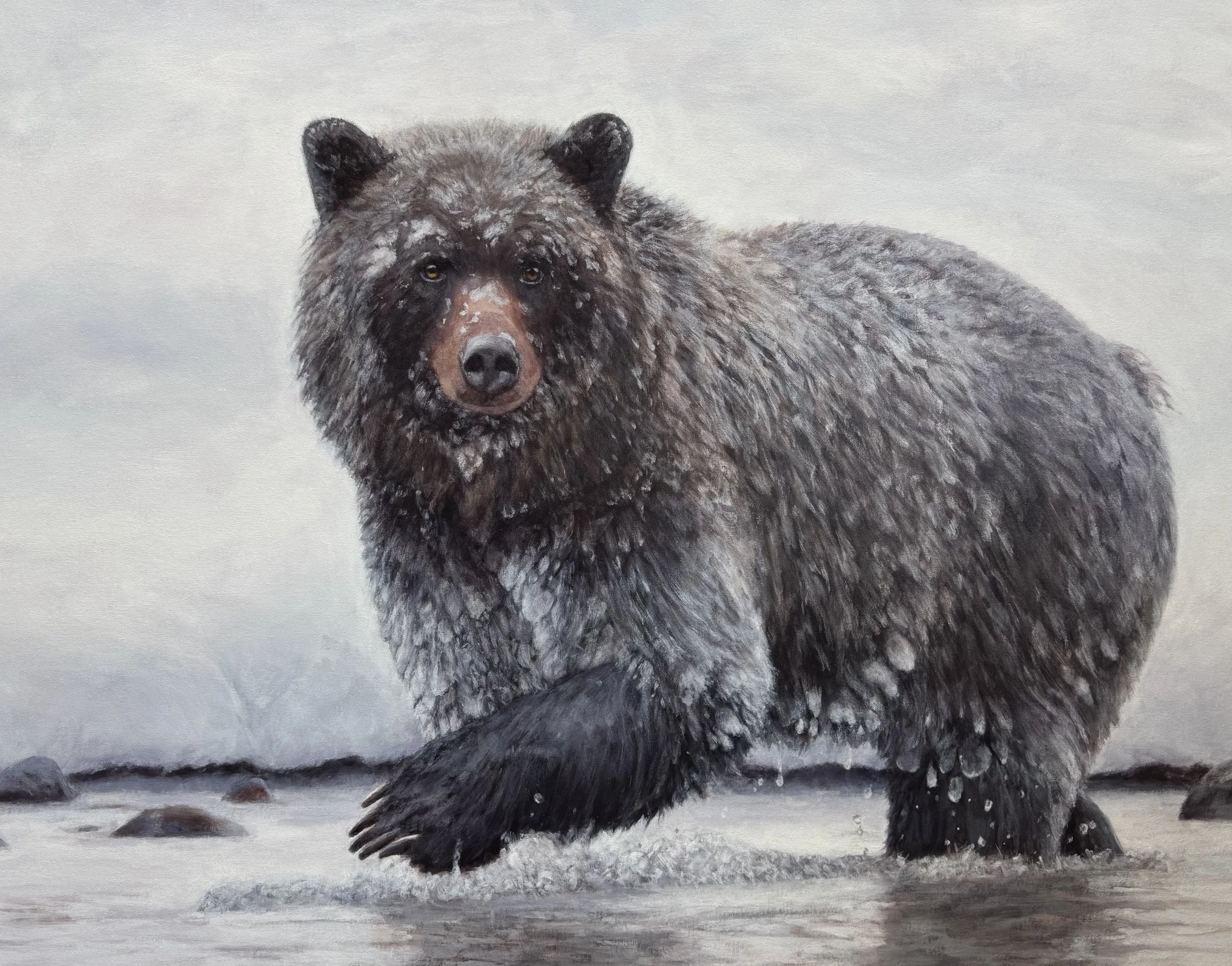 Goosebump, 40x60x1.5" acrylic • sold