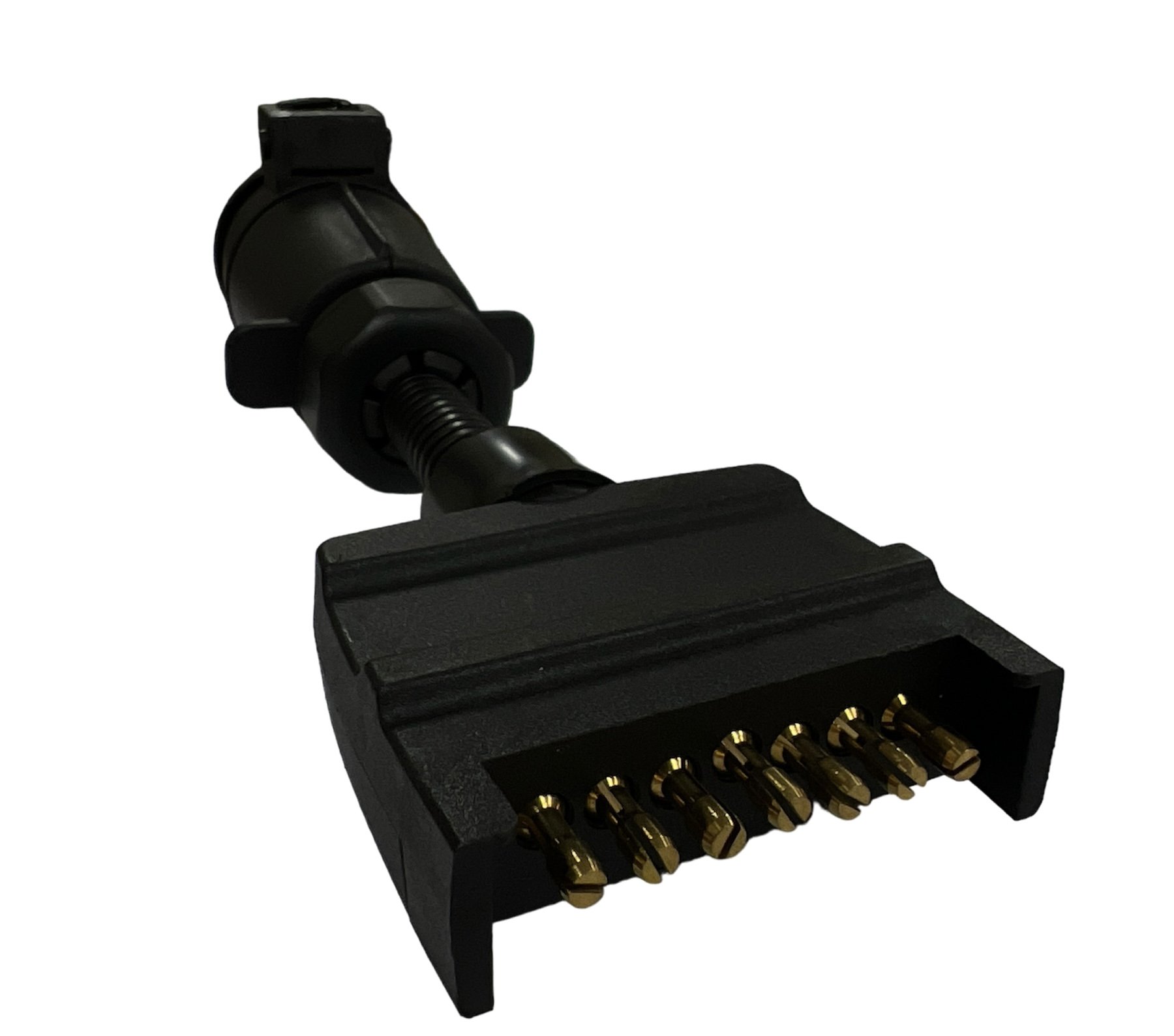 Trailer Plug - 7 Pin Flat to 7 Pin Round
