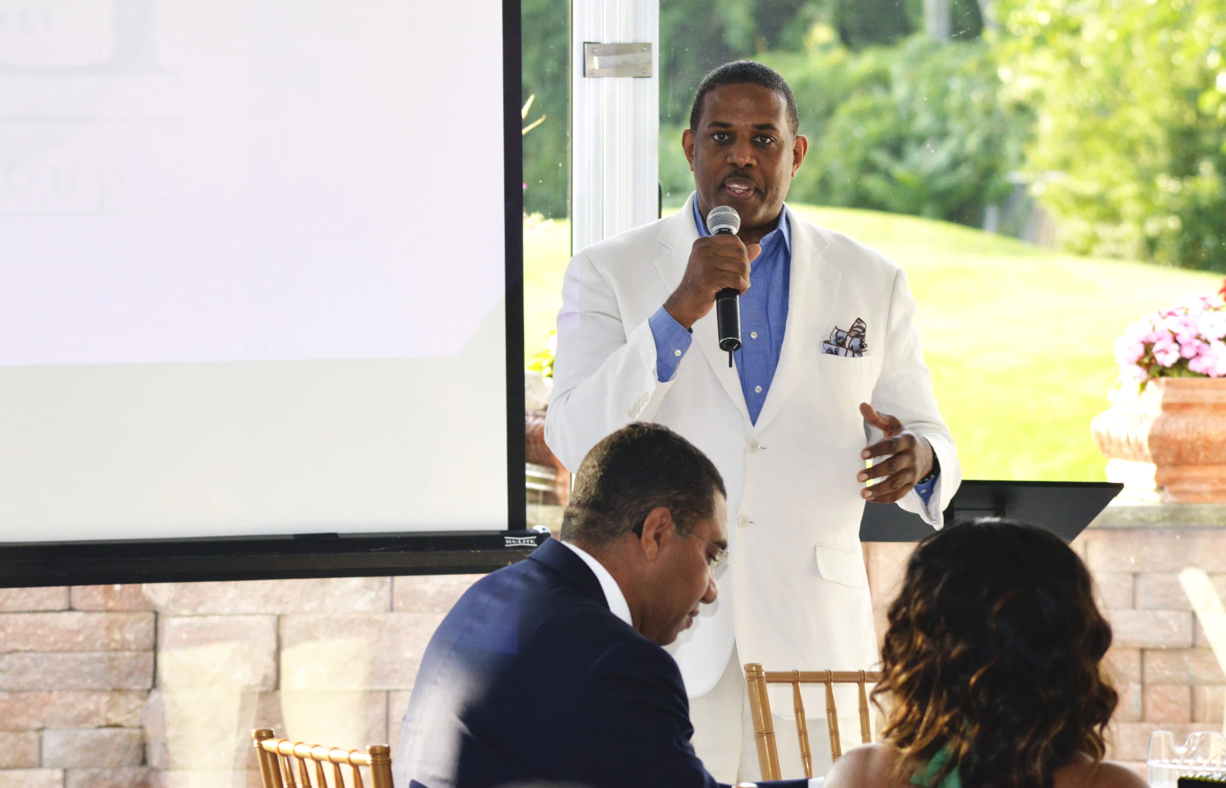 Senator Kevin Parker at The Alsion Roach Group Golf Classic Open.