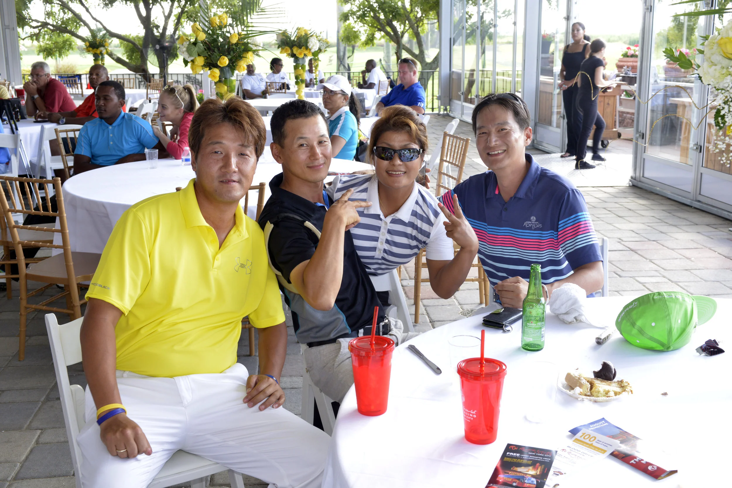 Guests at The Alsion Roach Group Golf Classic open.