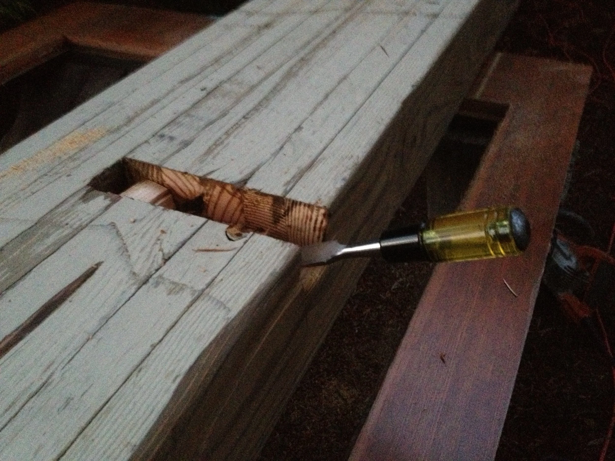 detailing the mortise joint