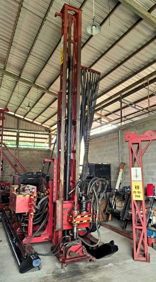Photo of PT Danmar Explorindo drill rig Dexdrill 350.