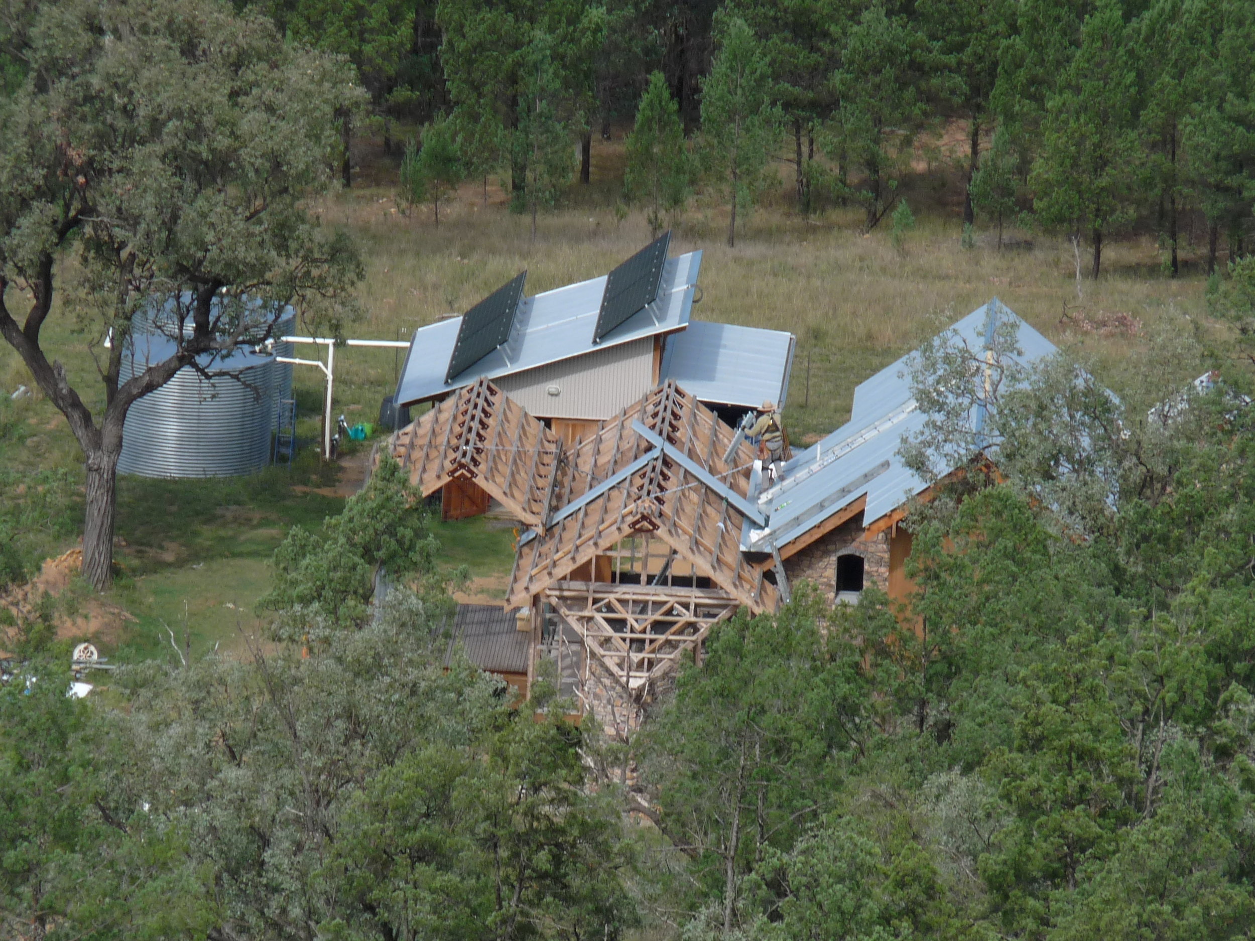 3 Roof progress seen from above.....JPG