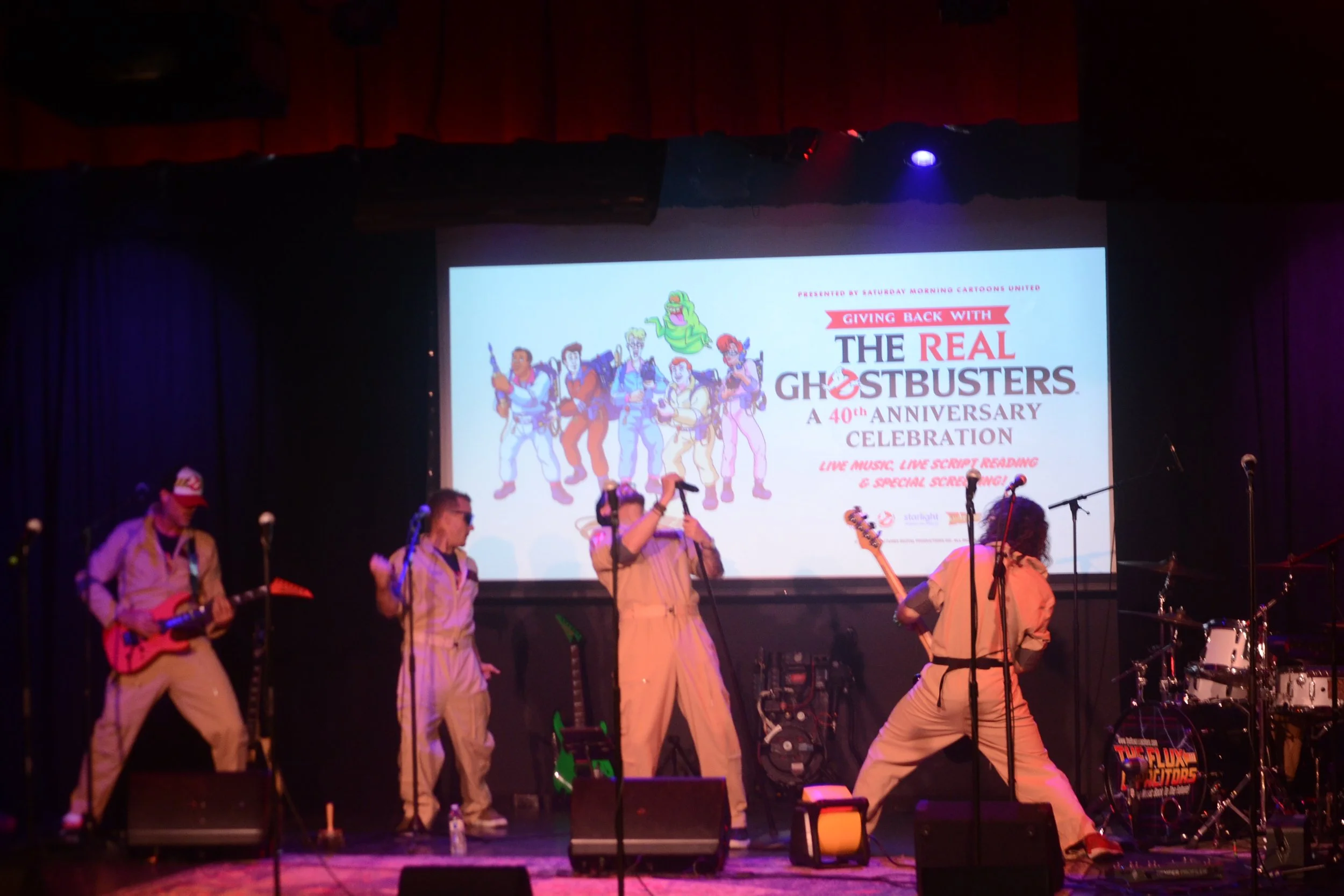 The Flux Capacitors Celebrates  the Real Ghostbusters