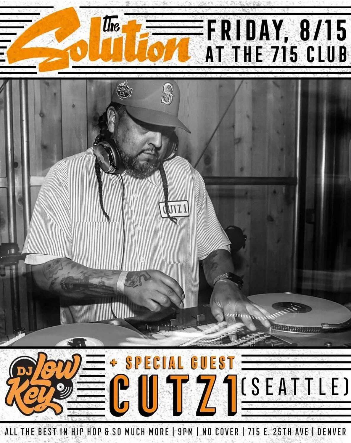 This Friday we have special guest @djcutz1_official joining @denversolution to kick off your weekend. See you on the dance floor! #denverbars #denverhiphop