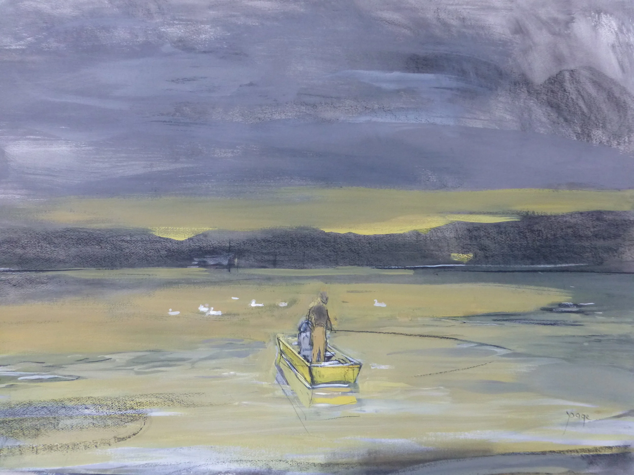 La barque jaune