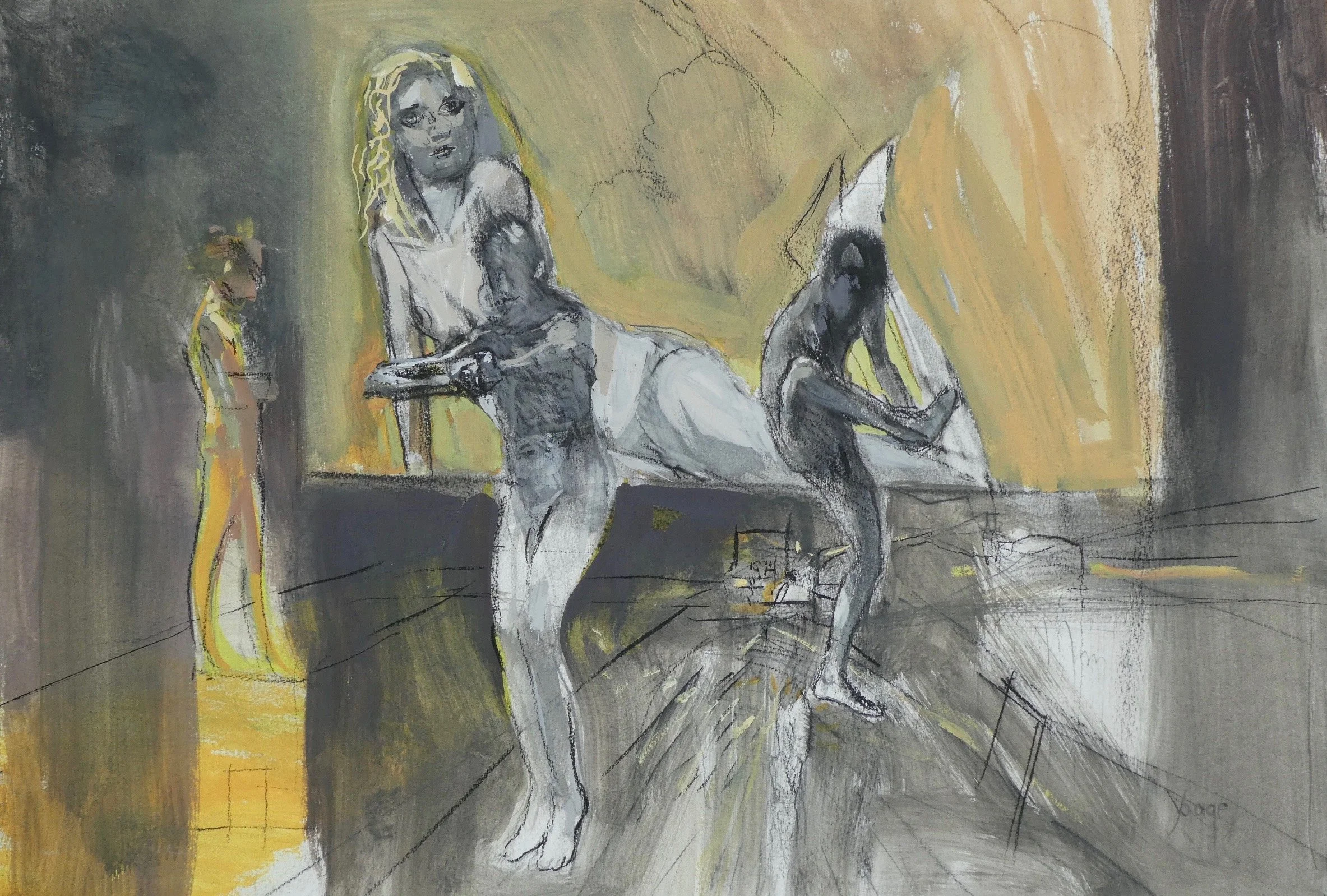 Devant l'affiche - 75x55 cm - Prix sur demande