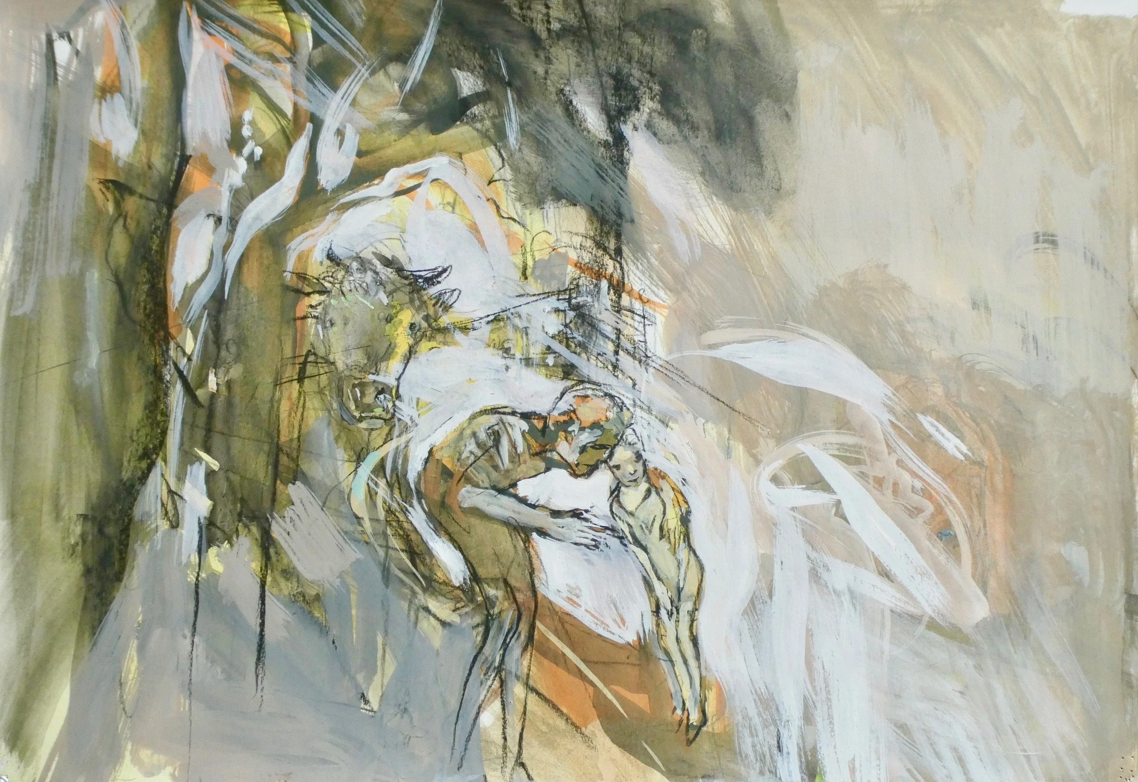 Vache et secret - 60x42 cm -prix sur demande