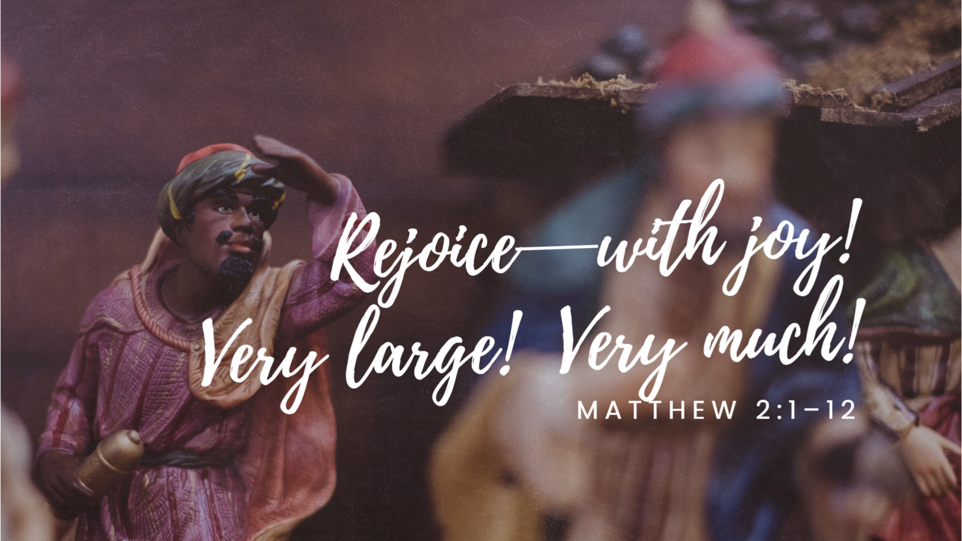 Rejoice—with joy!  Very large!  Very much!