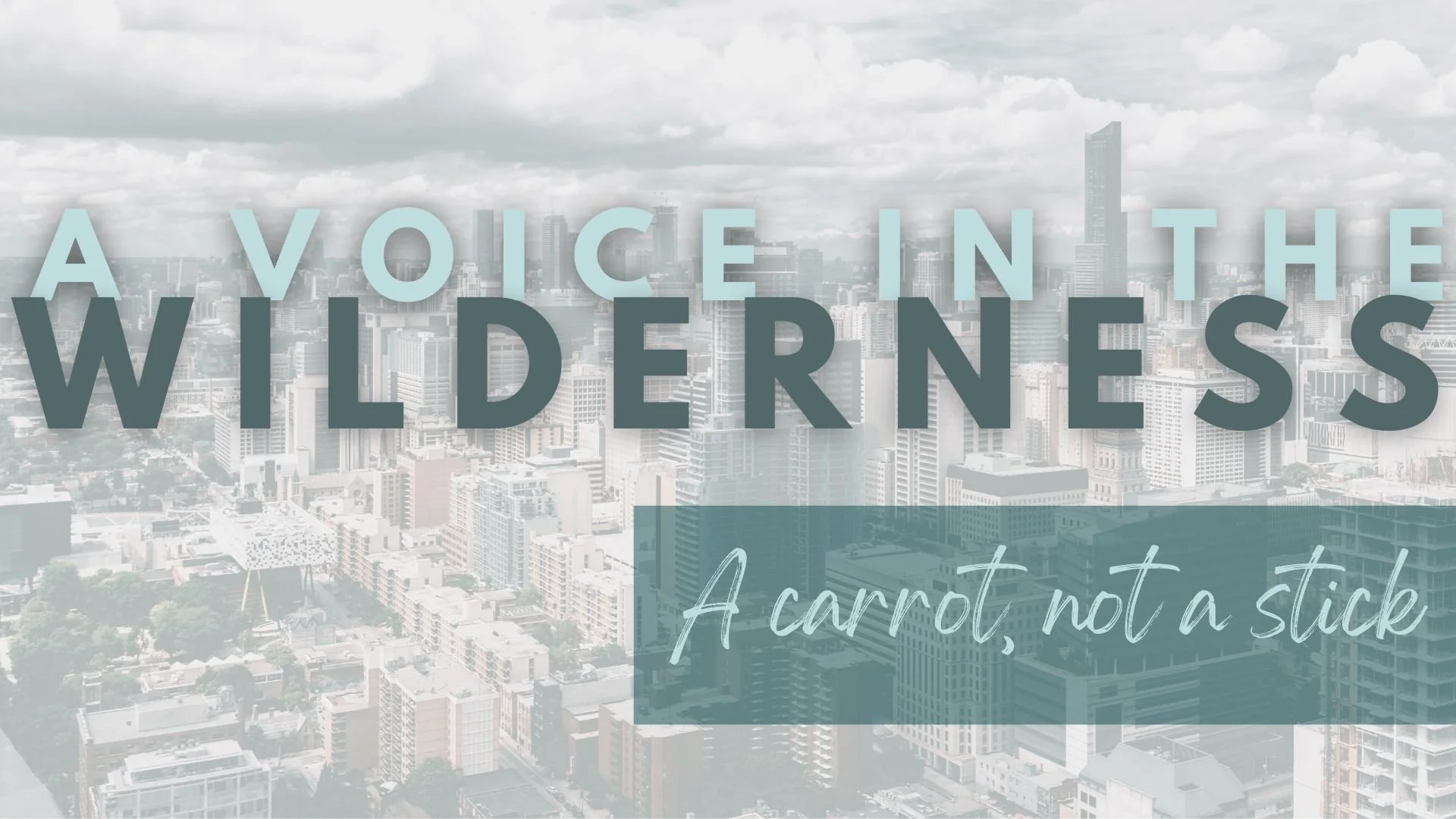 A carrot, not a stick