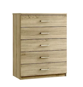 Montana 5 Drawer Wide Chest