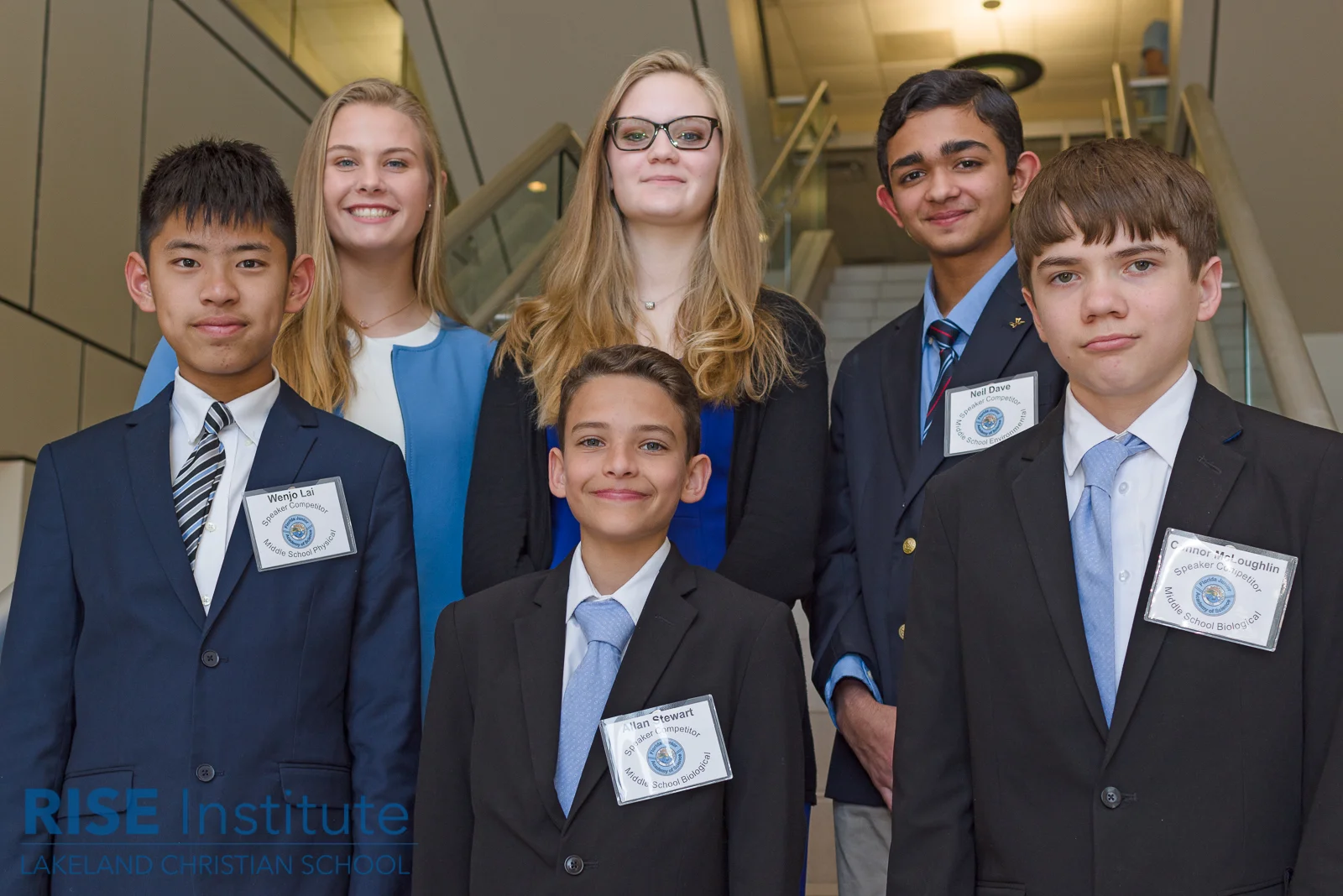 Research competition presenters at the Florida Junior Academy of Science