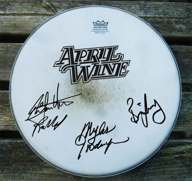 Autographed Drum Head — Collingwood Merch Co.