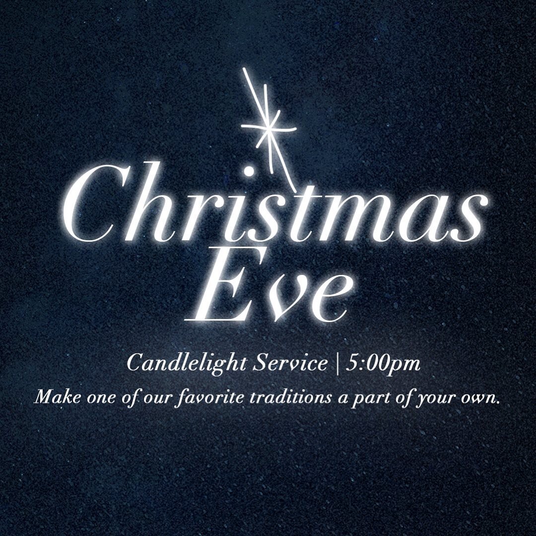 We all know how busy this season can get and we want to provide a brief rest from the rush.
This short service is a great way to unwind and refocus, with family and friends, on the greatest gift that has ever been given. 

This truly is one of our fa