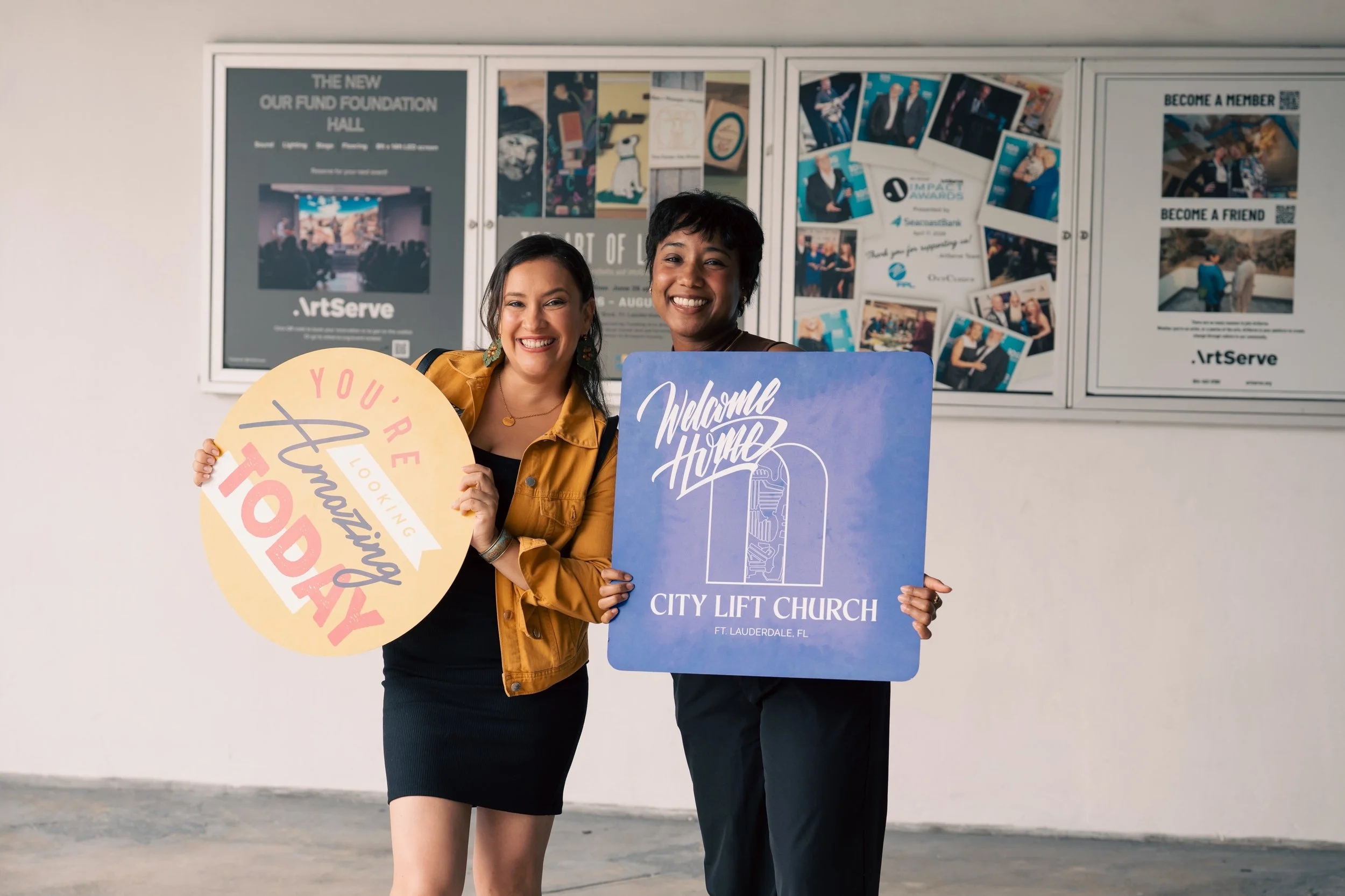 Got plans tomorrow? 👀
No? Perfect. Sounds like you just found some. 🤎

Church at 9AM + 11AM. 
Come through, we&rsquo;ll be happy to see you!