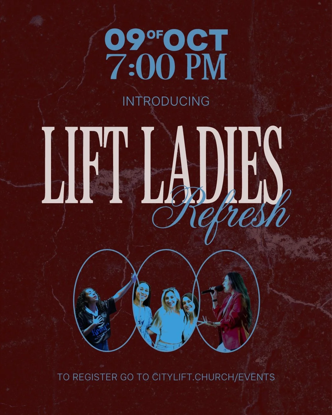 Ladies, this Friday is for YOU!📣

We&rsquo;ll worship together with City Lift Worship, hear the word from our special guest, Pastor @stephanymuyshondt of Community Church in Pembroke Pines, and introduce something new: Girl, Let&rsquo;s Talk with Pa