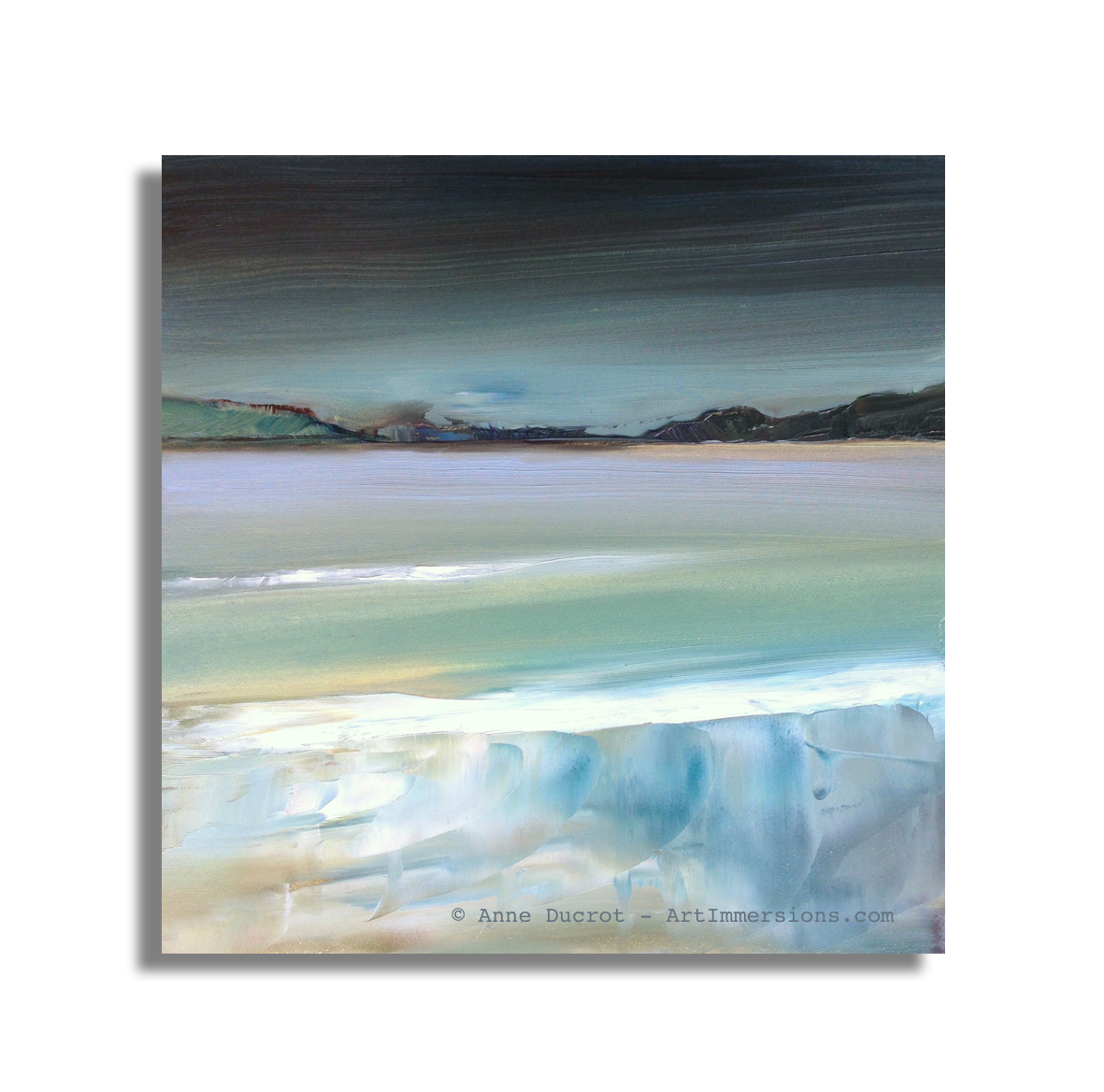 Opal Contemplations Oils on Board - 8 x 8 inches Copyright © Anne Ducrot Contact Anne about this Artwork