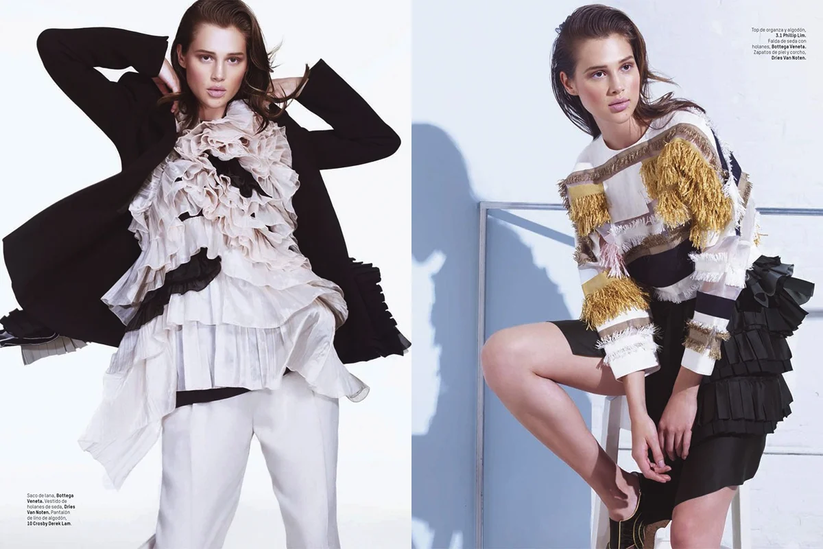 Magazine tear sheet, hair by Sarah Potempa