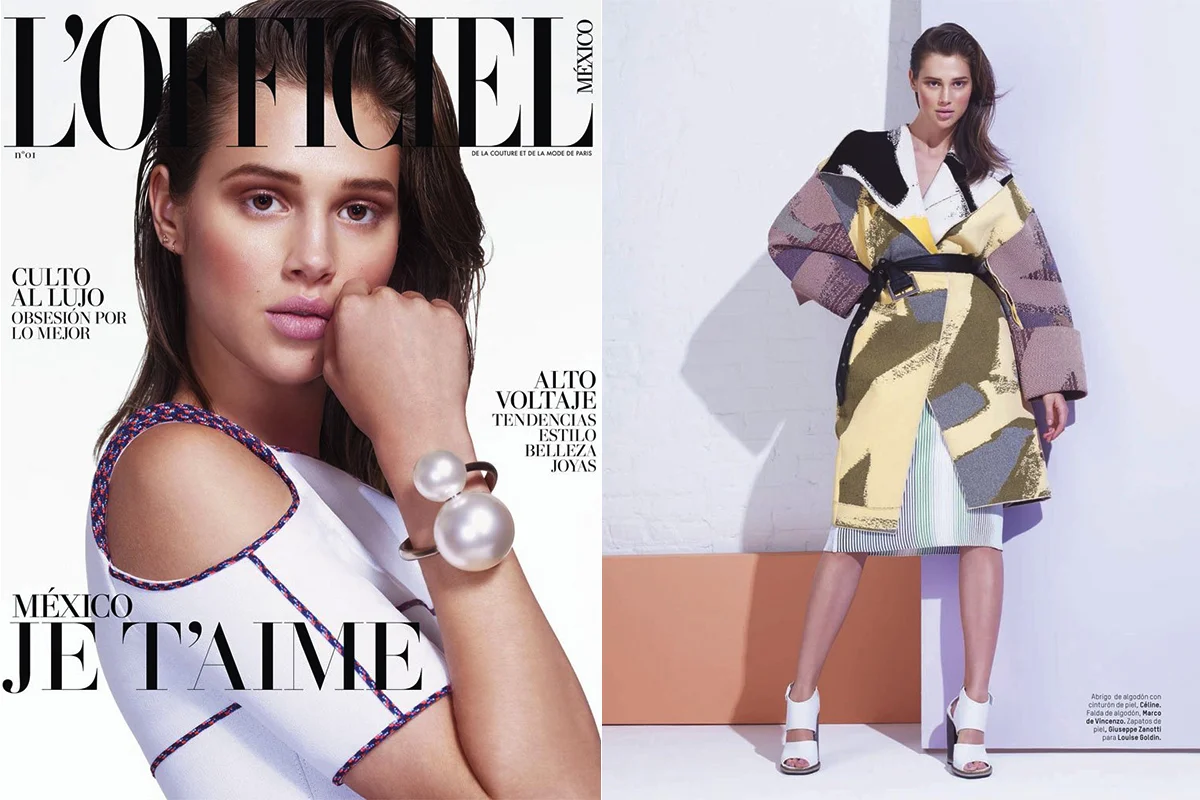Magazine tear sheet, hair by Sarah Potempa