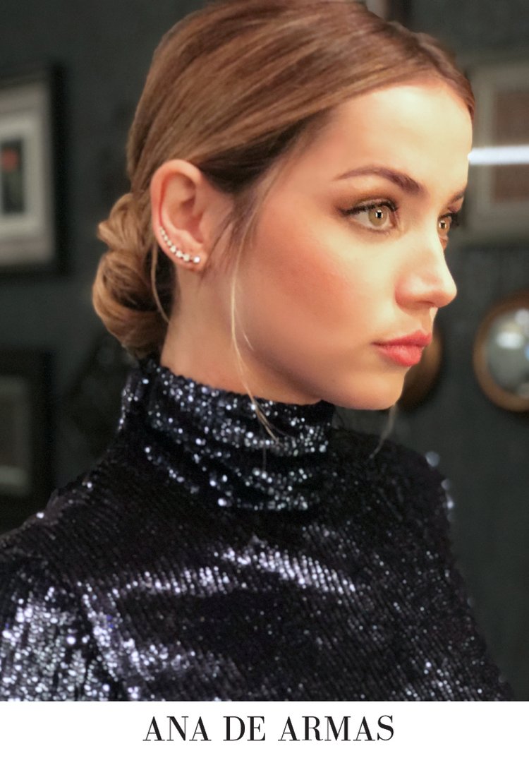 Ana de Armas, hair by Sarah Potempa