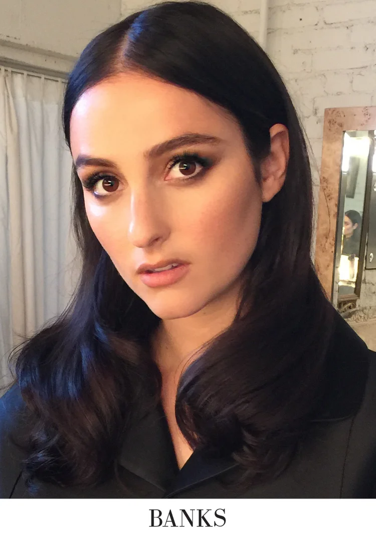 Banks, hair by Sarah Potempa