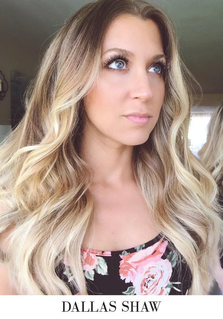 Dallas Shaw, hair by Sarah Potempa