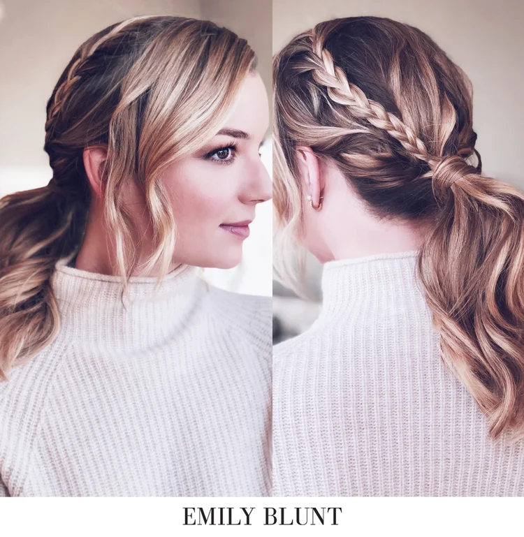 Emily VanCamp, hair by Sarah Potempa
